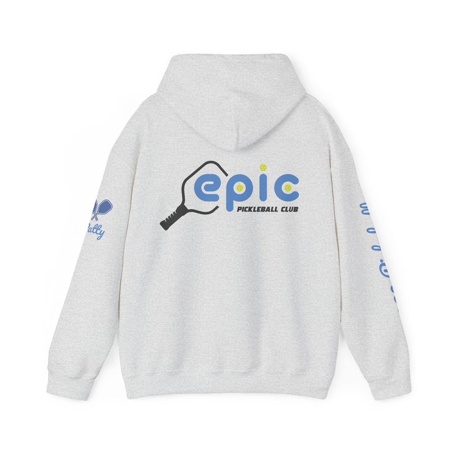 Copy of Copy of Epic Pickleball Unisex Heavy Blend™ Hoodie - 4 sided print -can customize sleeves