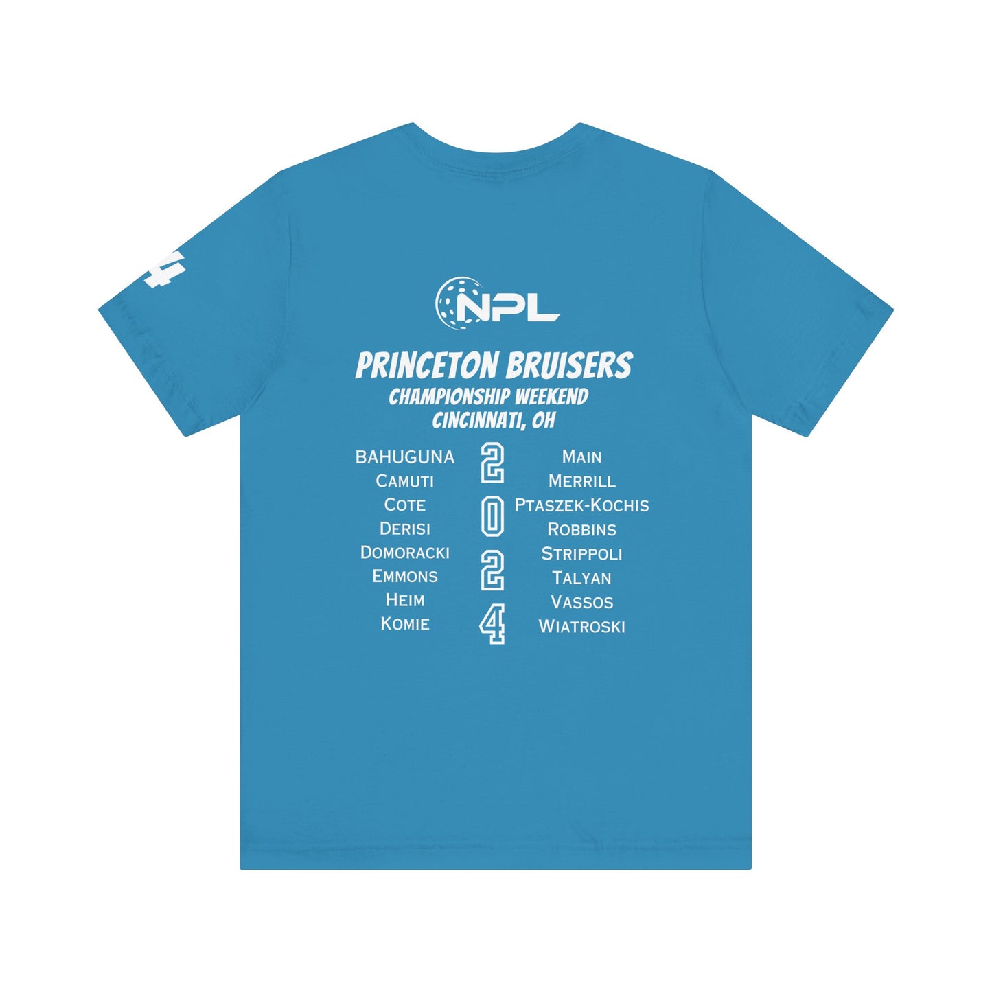 Princeton Bruisers Unisex Jersey Short Sleeve Tee