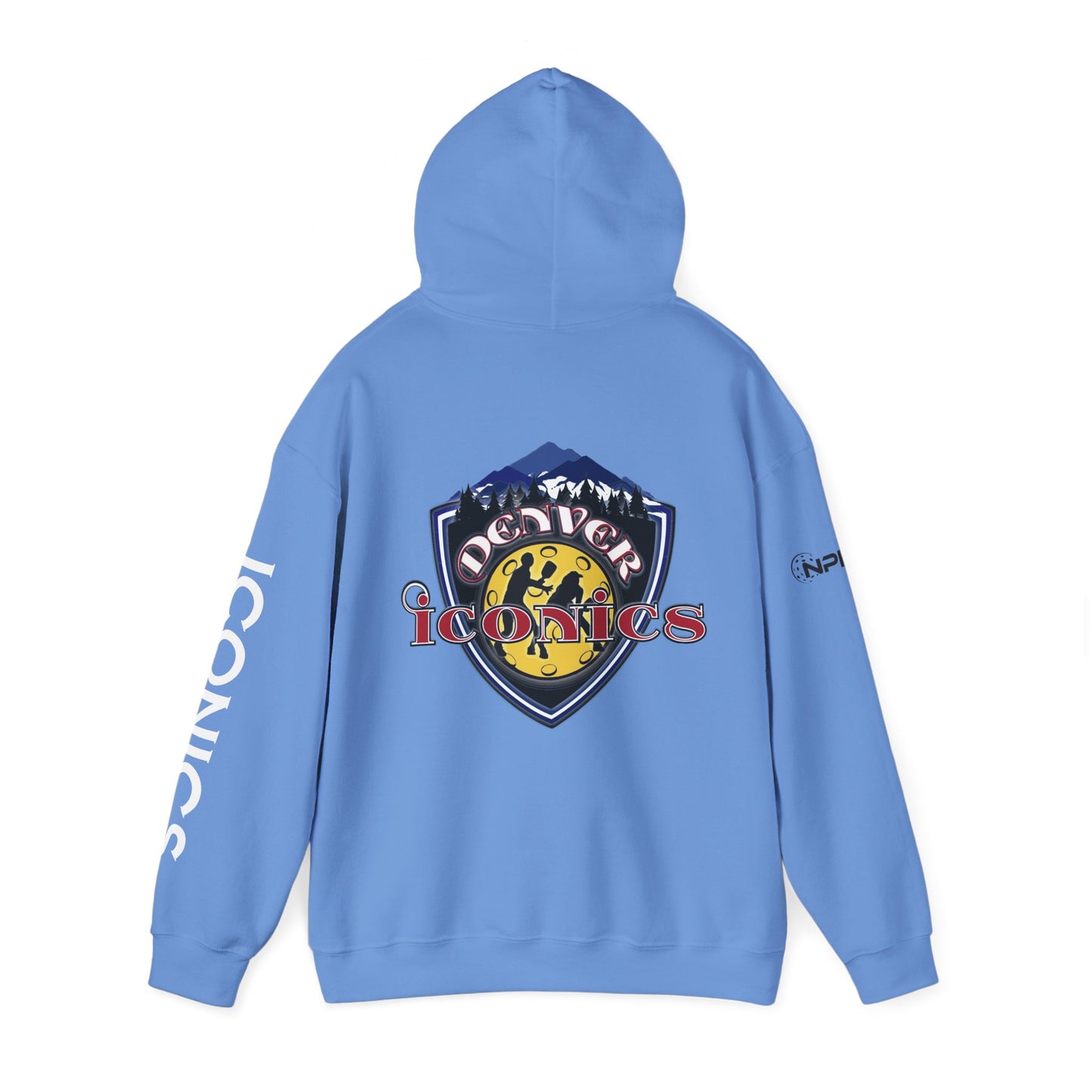 Denver Iconics NPL Team - 4 Sided Design - Unisex Hoodie (customize name)