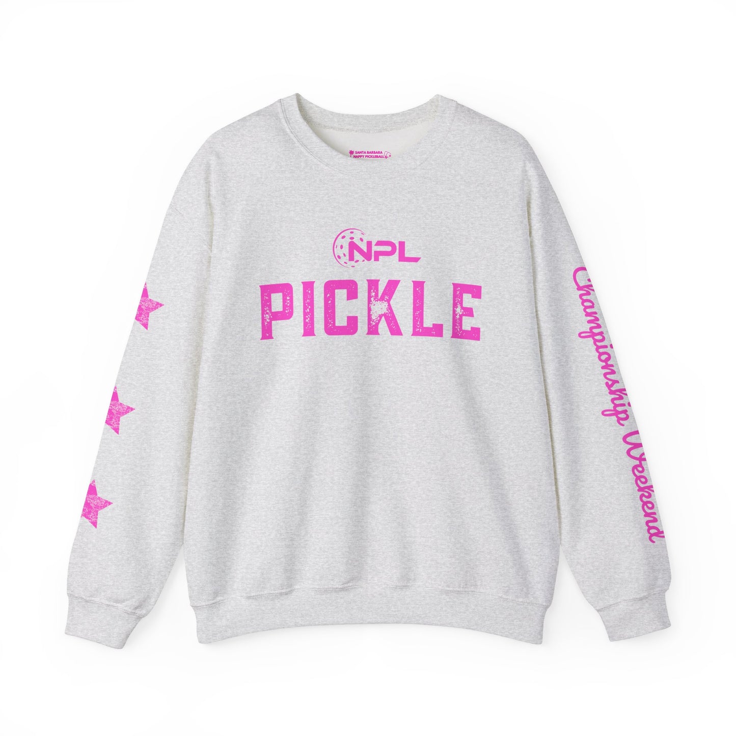 PICKLE distressed NPL Championship Weekend Unisex Crew - Plush 50/50