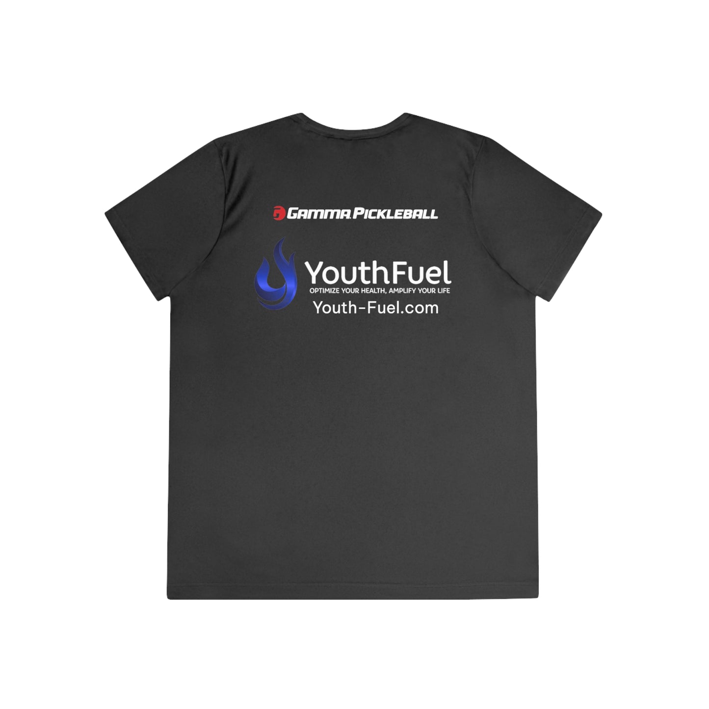YouthFuel - SPF 40, Ladies Moisture Wicking Competitor Tee (Gamma Logo added)