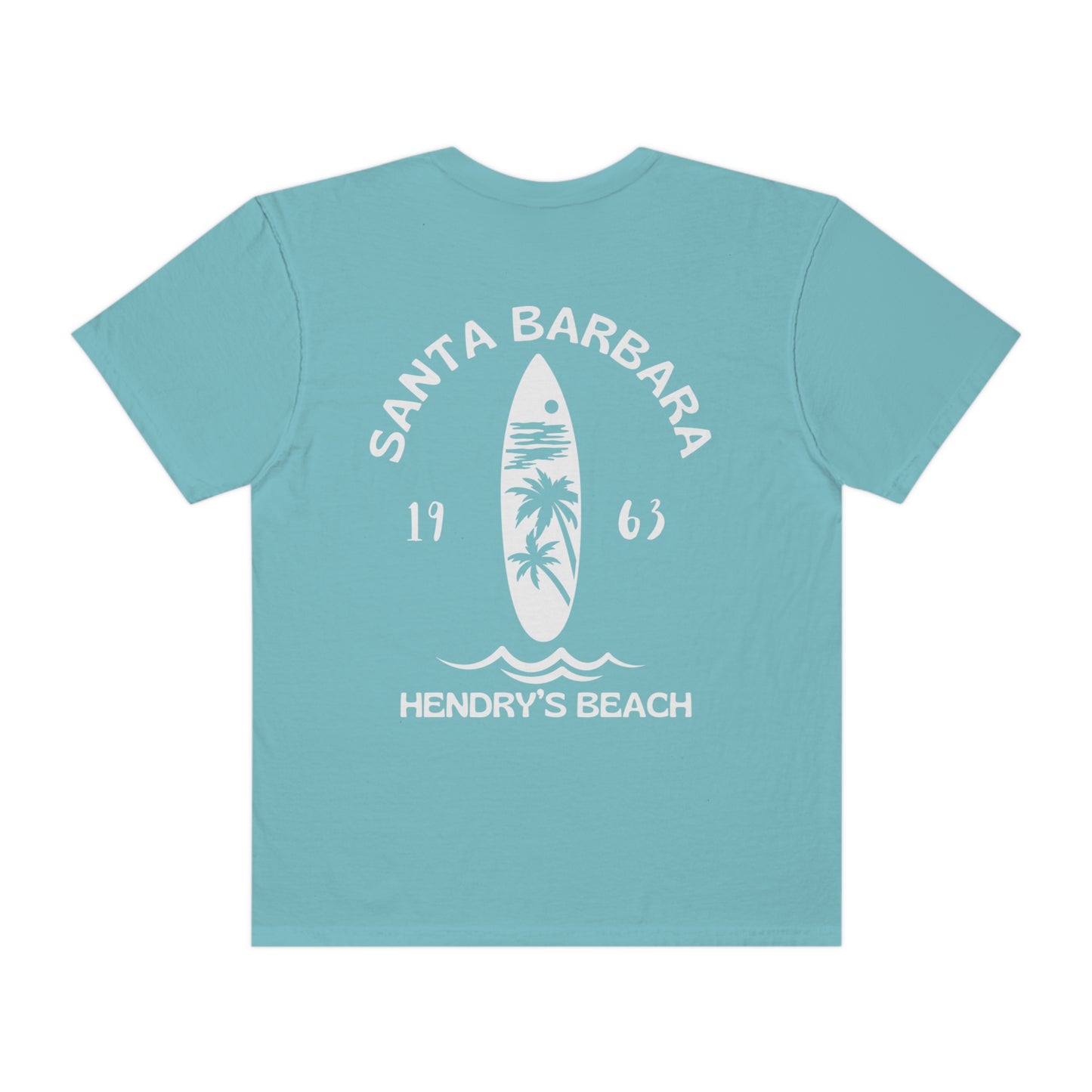 Santa Barbara Hendry’s Beach T-shirt - Comfort Colors- oversized fit