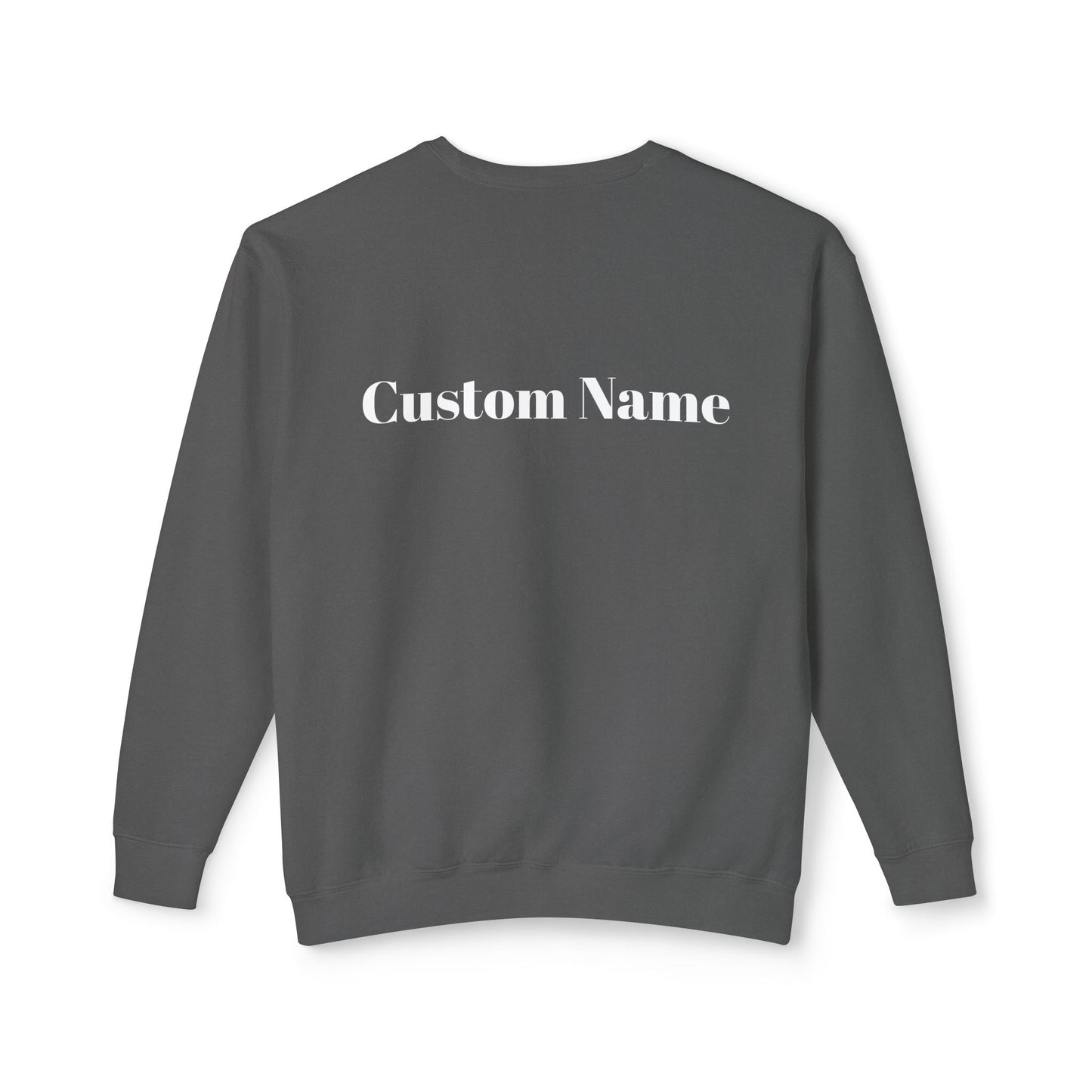 Tucson Pickleball Unisex Lightweight Garment Dyed Crewneck Sweatshirt. Can customize back or sleeve