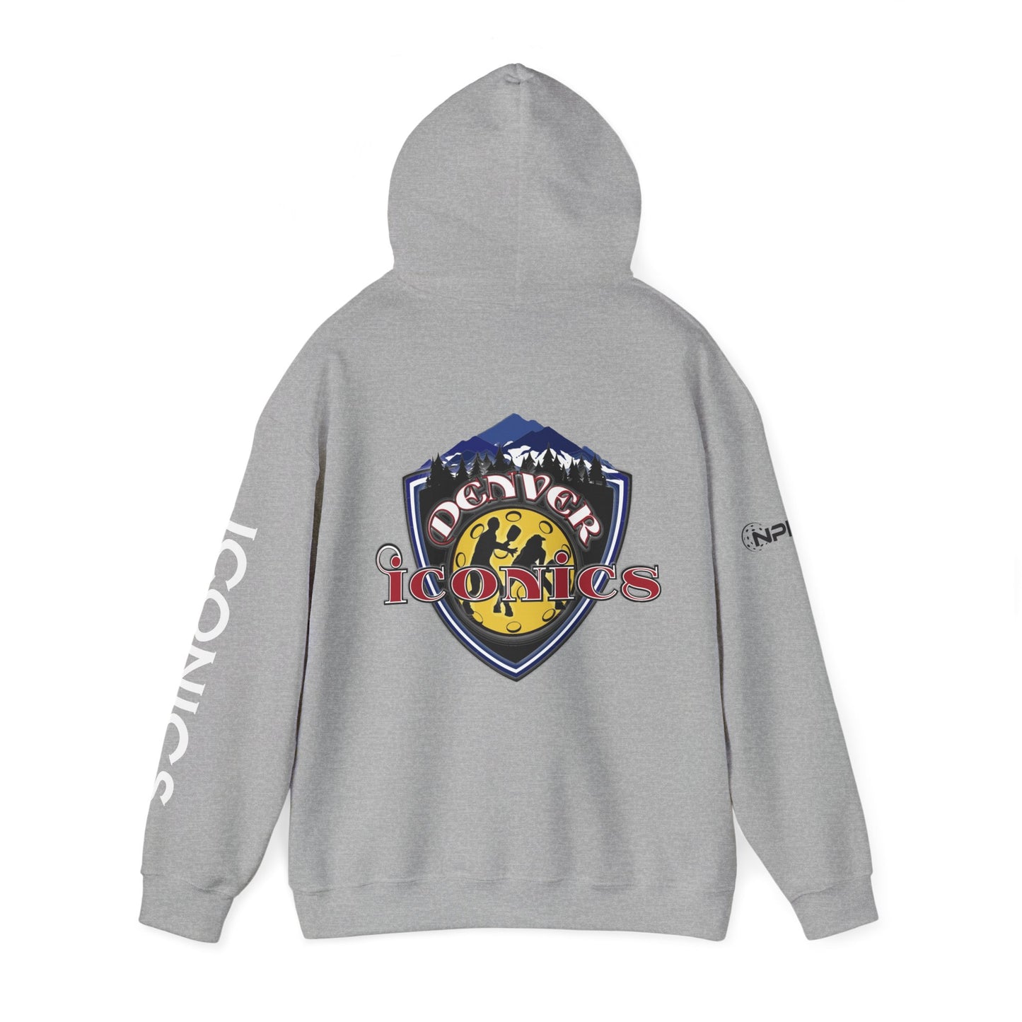 Denver Iconics NPL Team - 4 Sided Design - Unisex Hoodie (customize name)