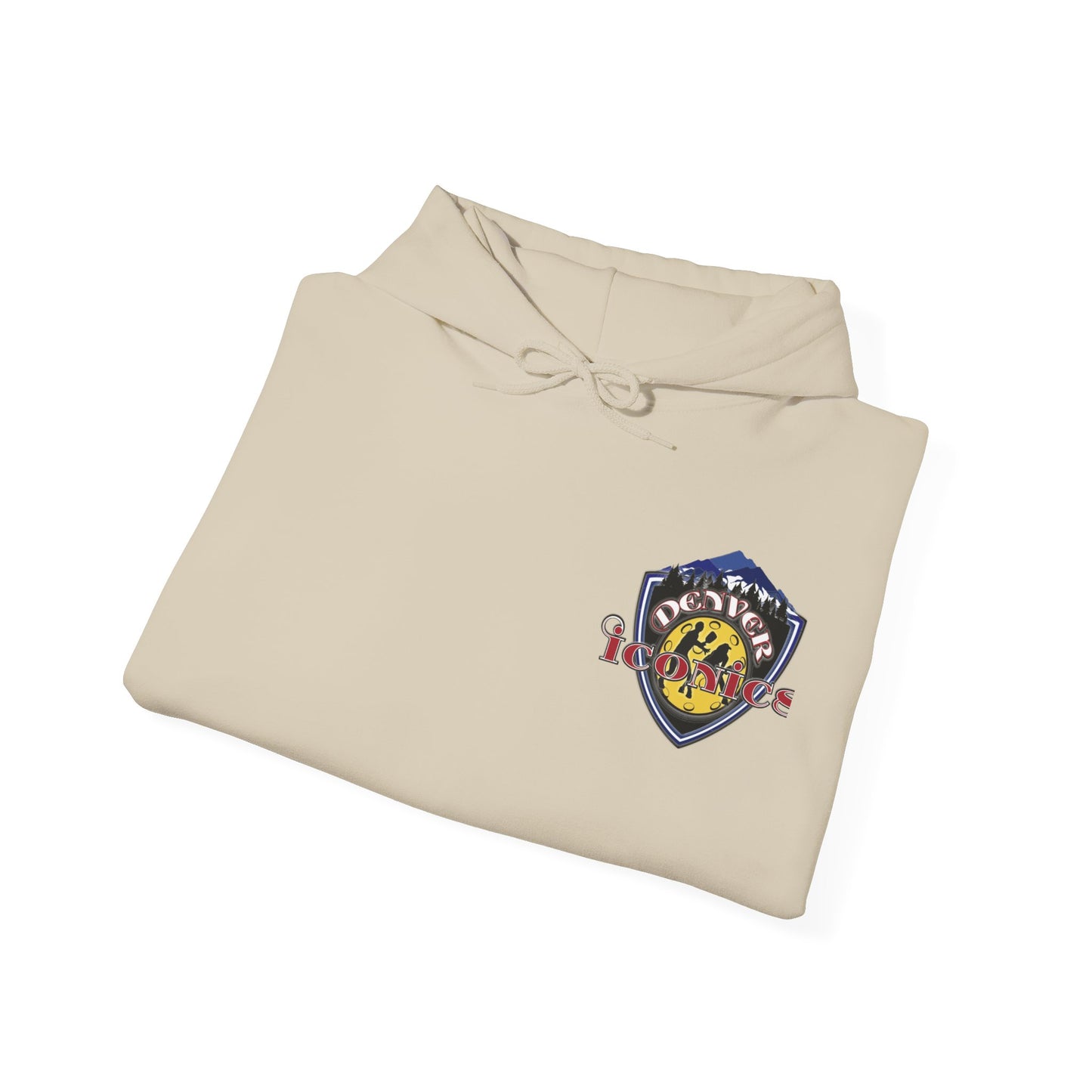 Denver Iconics NPL Team - 4 Sided Design - Unisex Hoodie (customize name)