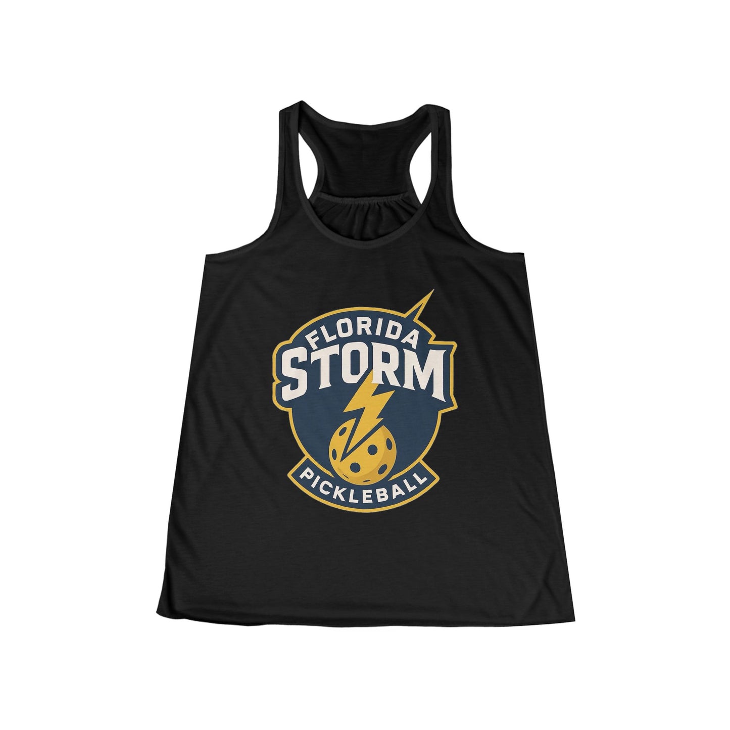 Florida Storm Bella Canvas Women's Flowy Racerback Tank - Add name -poly/cotton
