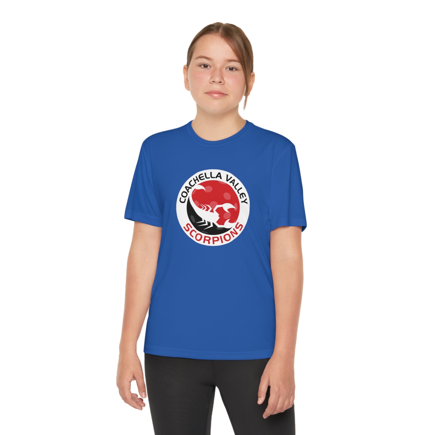Coachella Valley Scorpions - Youth Competitor Tee, Moisture Wicking -customize back
