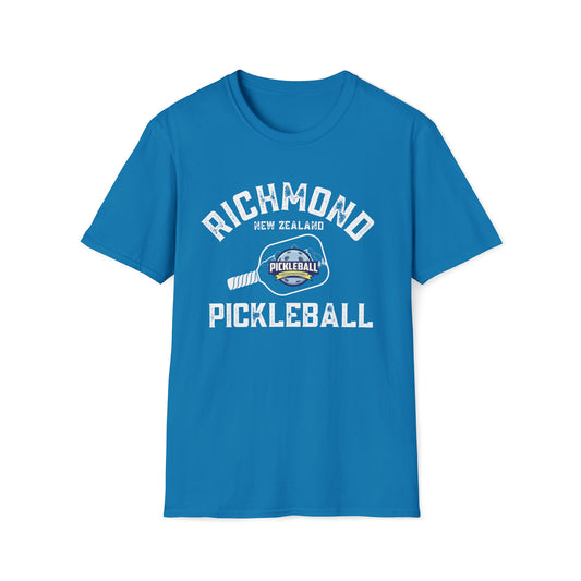 Richmond New Zealand Pickleball - Unisex Softstyle T-Shirt, 100% cotton