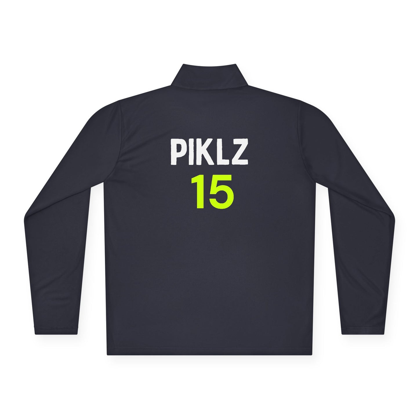 PICKLZ 15 Unisex SPF 40 Moisture Wicking Quarter-Zip Pullover - add your number in instructions