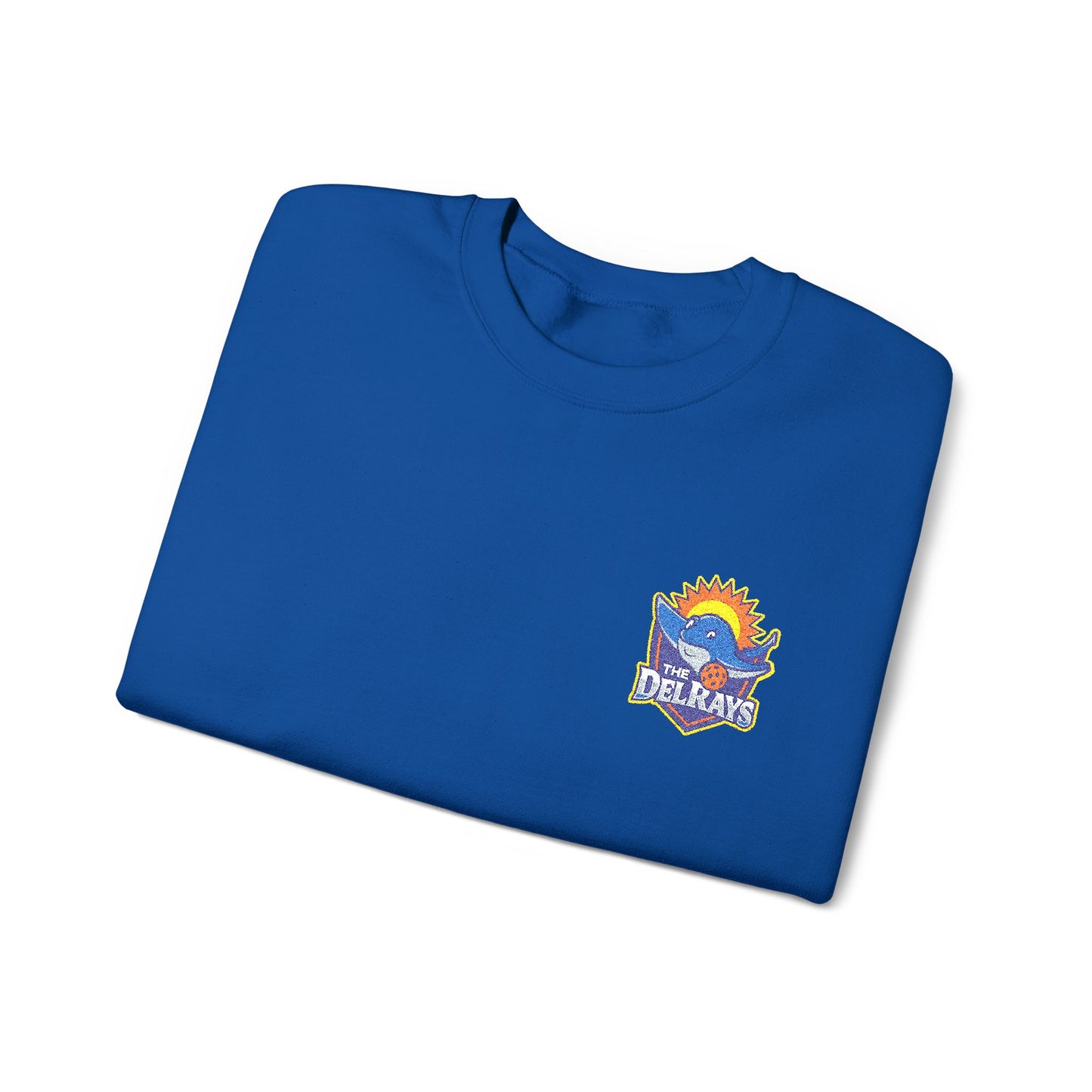 The Del Rays Unisex Embroidered Left Chest, Cuff only Crew