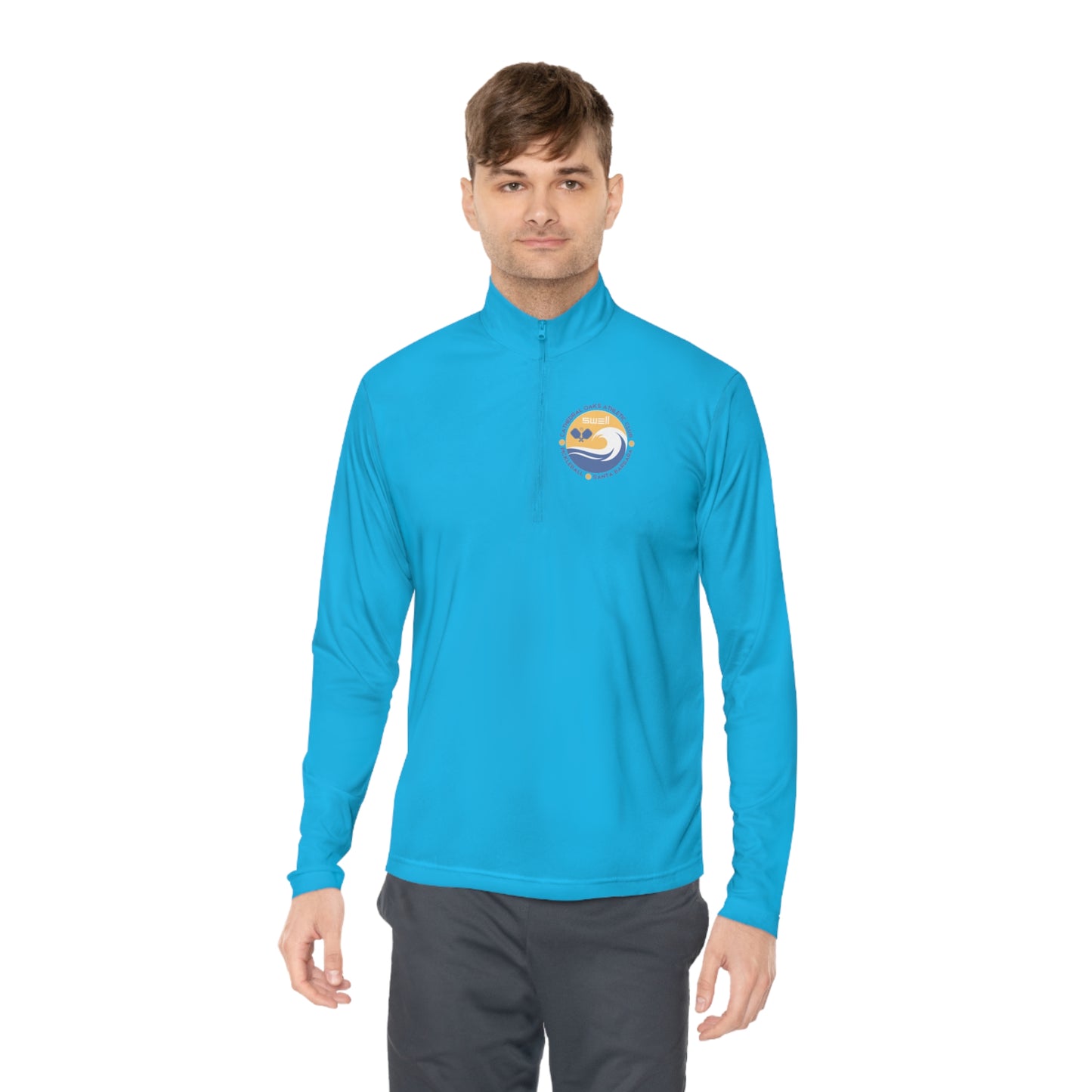 SWELL Clubs Pickleball - SPF 40-Unisex Quarter-Zip Pullover- can customize