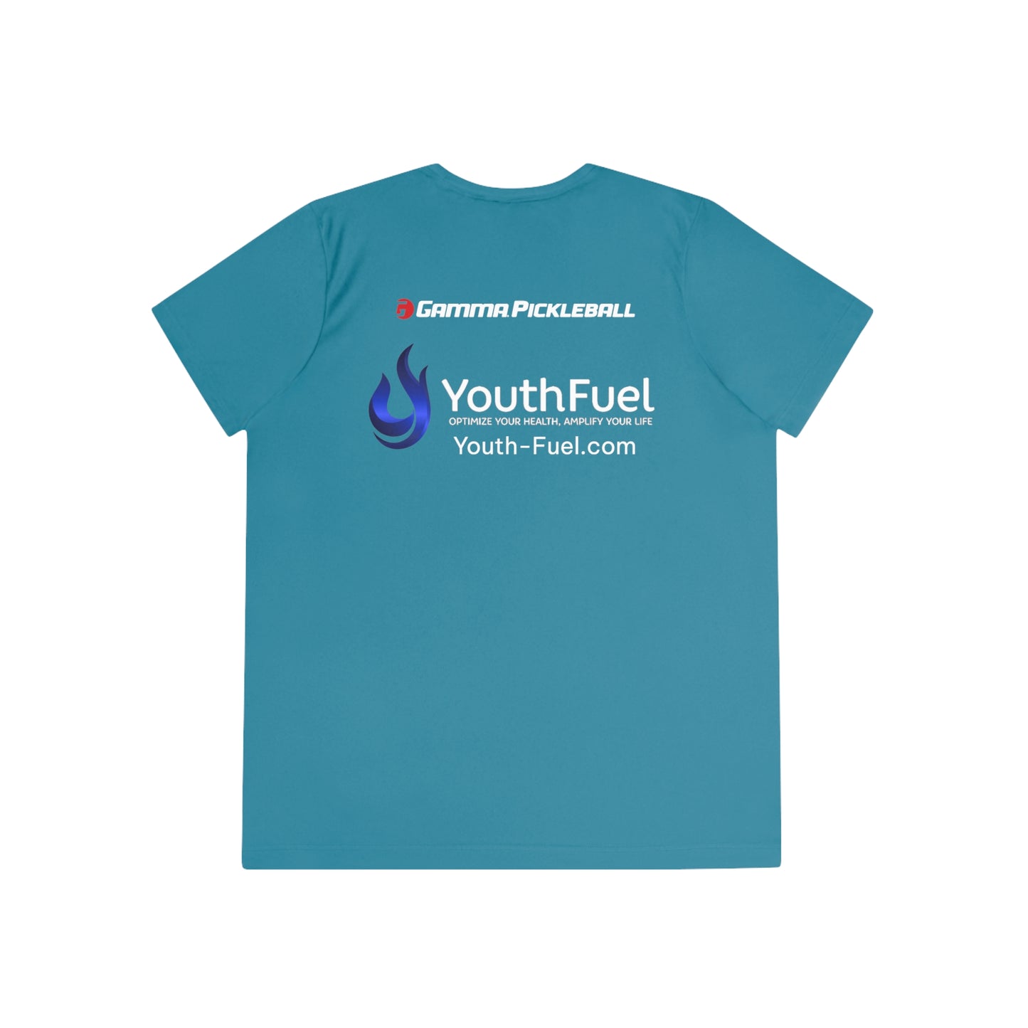 YouthFuel - SPF 40, Ladies Moisture Wicking Competitor Tee (Gamma Logo added)