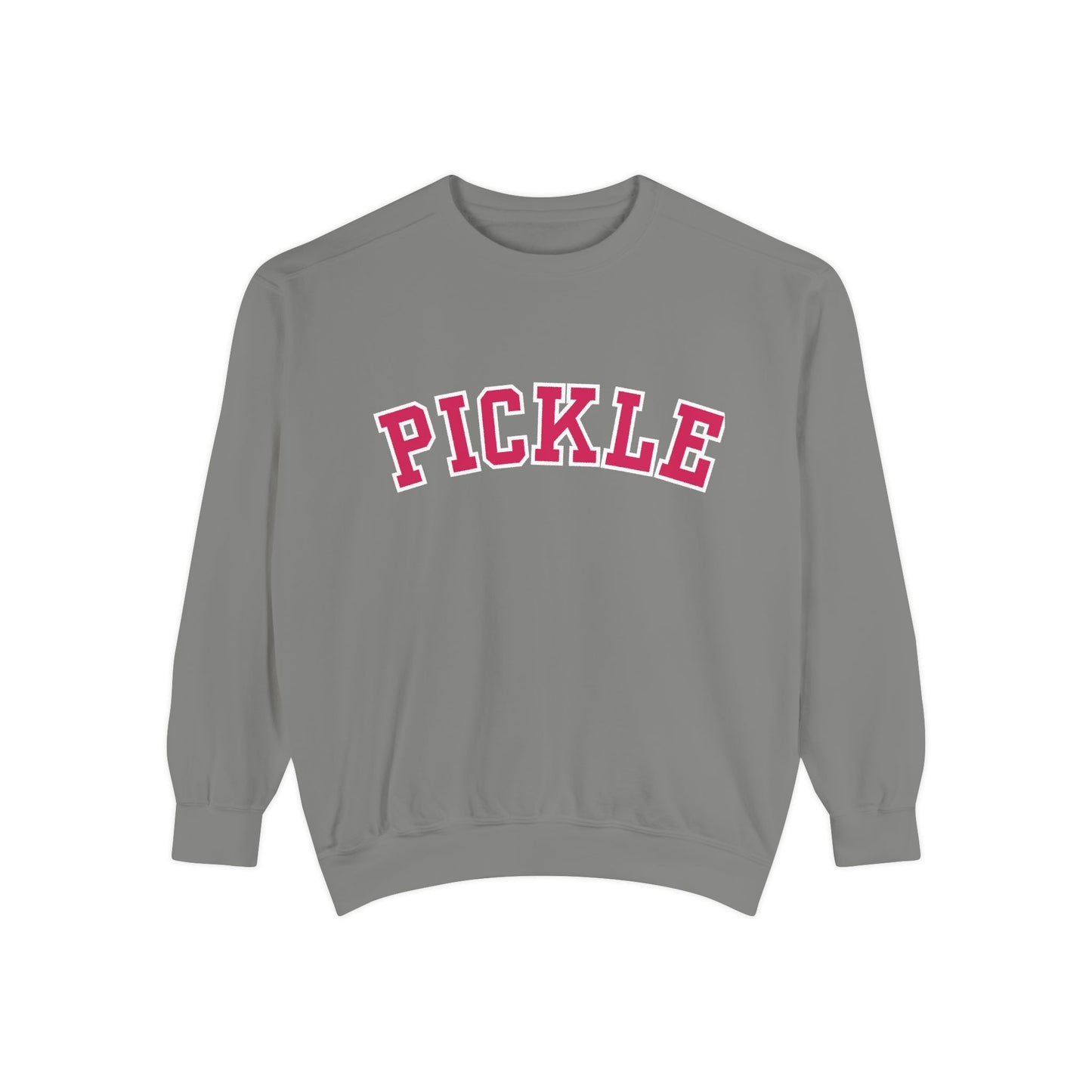PICKLE Unisex Garment Dyed Medium Weight Collegiate Crew - can customize back