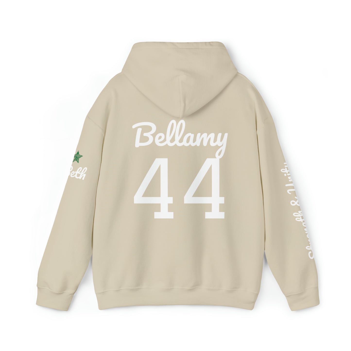 OKC Punishers Hoodie w/ Stars Green Letters - customize sleeve & back
