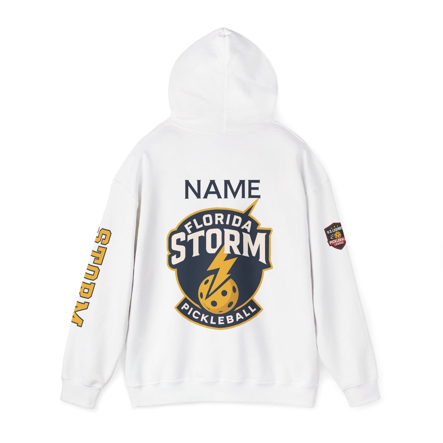 Florida Storm Pickleball Unisex Hoodie - Add name - optional US Legends logo sleeve
