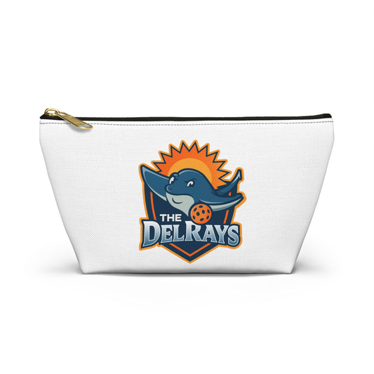 The Del Rays/US Legends Pickleball 1 sided logo-Personalized Accessory Pouch w T-bottom