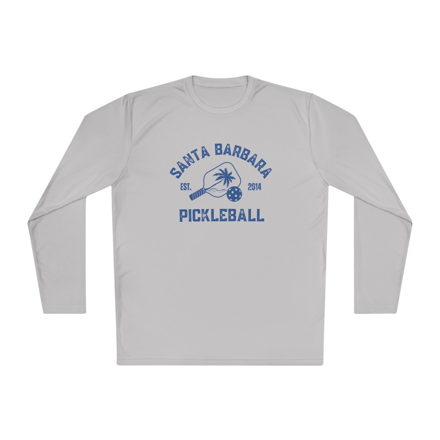 Santa Barbara Pickleball - Unisex Moisture Wicking SPF 40, Lightweight Long Sleeve Tee