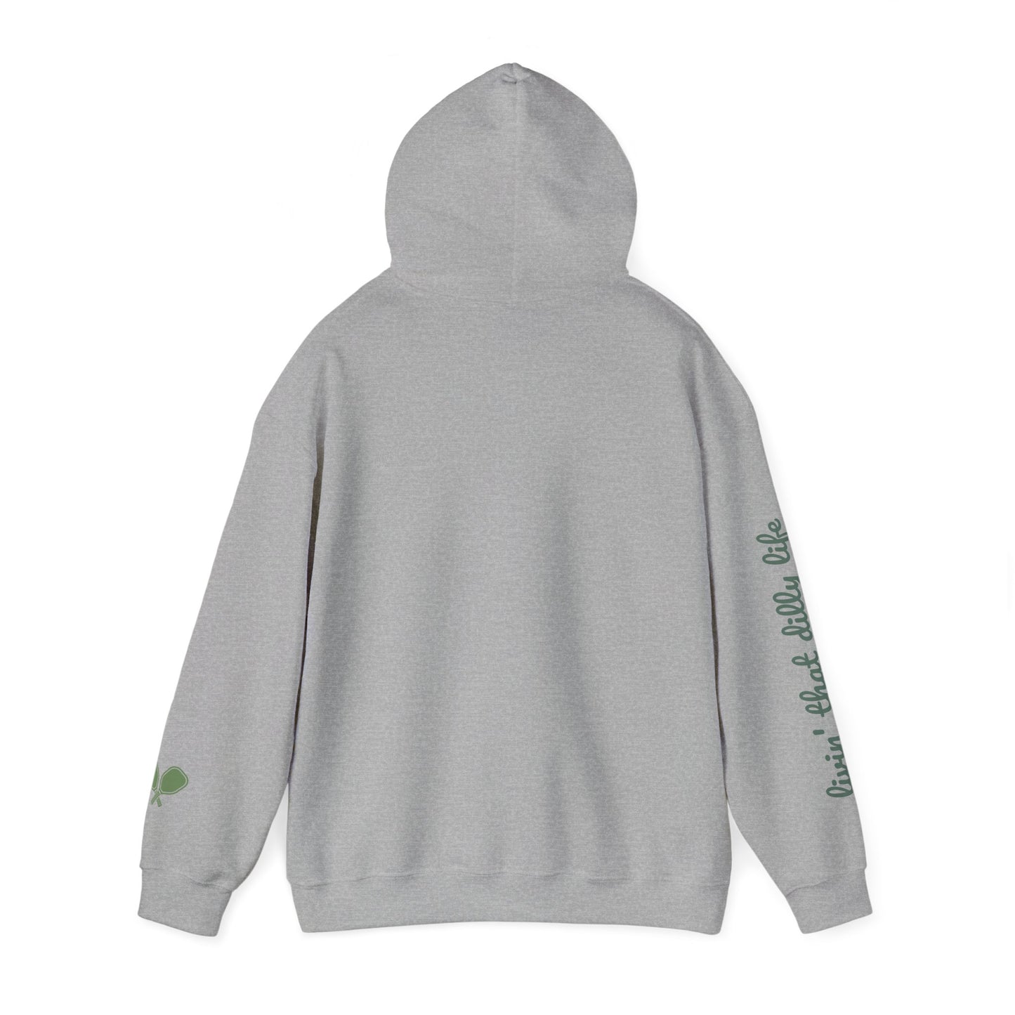 Kosher Pickleball Hoodie - Unisex Heavy Blend™ GREEN print Customize back free - add in instructions
