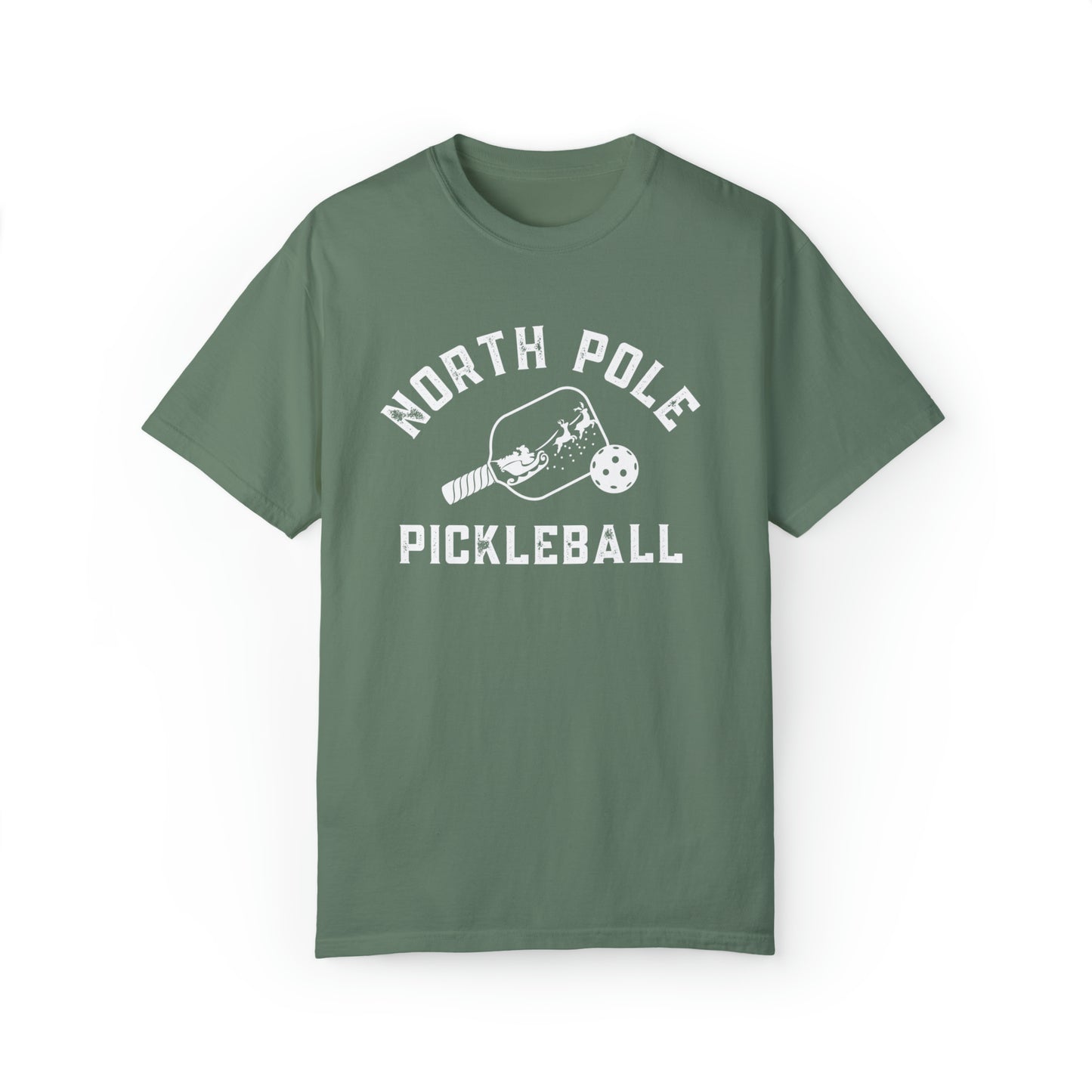 North Pole Pickleball T - Unisex Garment-Dyed