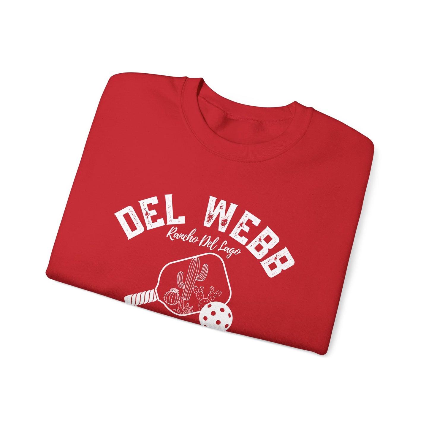 Del Webb Pickleball Beachy Style - Dink in the Desert - Unisex Crew -Can add name to sleeve with paddles