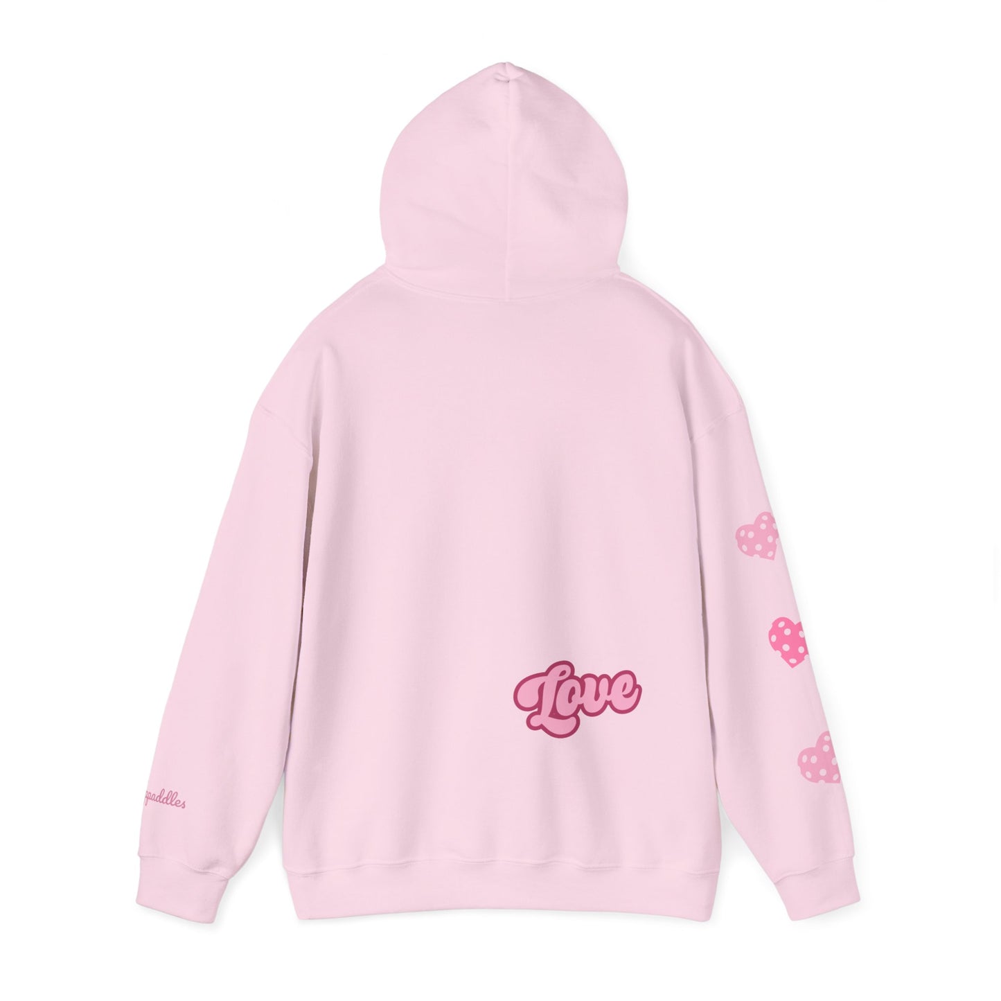 Kara’s Pickleball Retro Hoodie -#tappaddles on sleeve (or your name)