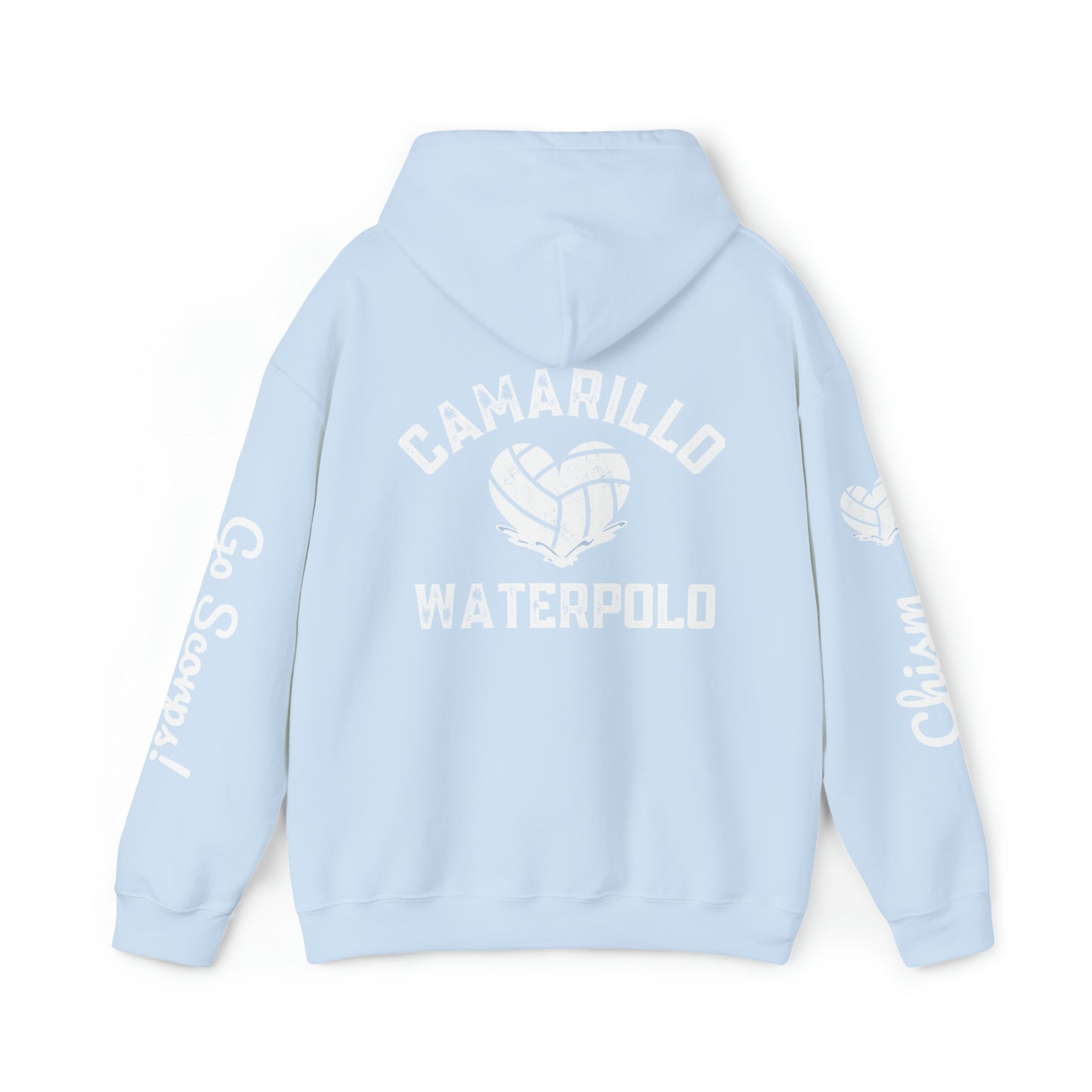 Chism Camarillo Waterpolo Hoodies - CUSTOMIZE any side - put in the notes of order