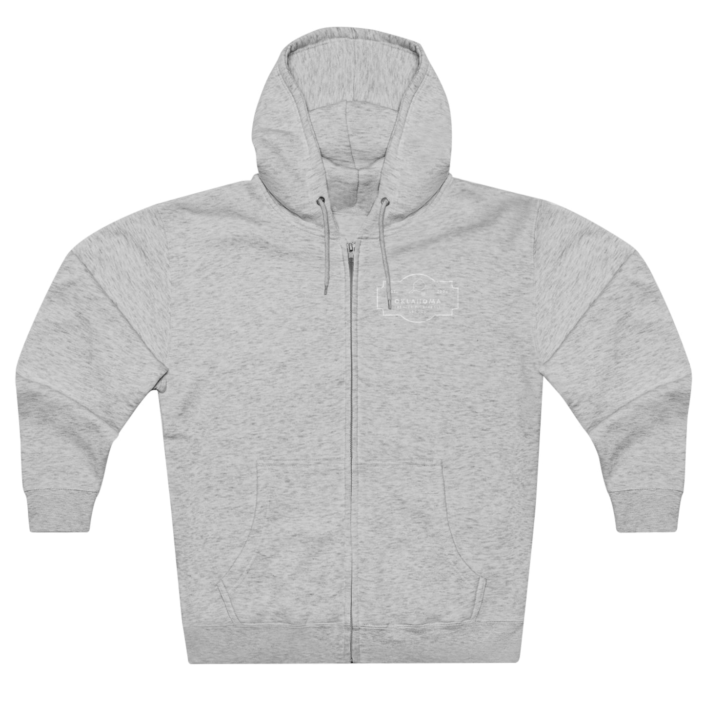 OPPL - Plush Unisex Zip Hoodie, 80% combed cotton