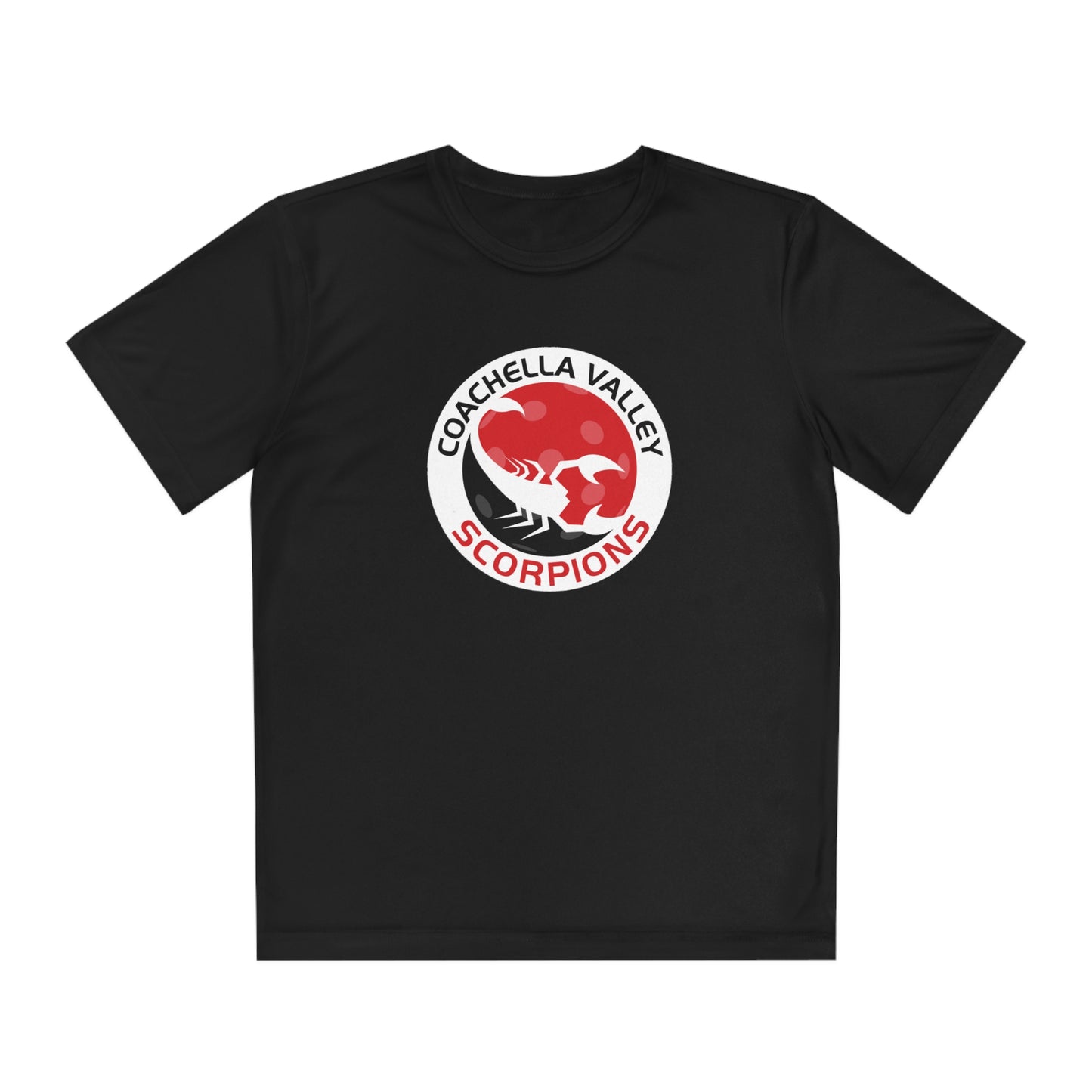 Coachella Valley Scorpions - Youth Competitor Tee, Moisture Wicking -customize back