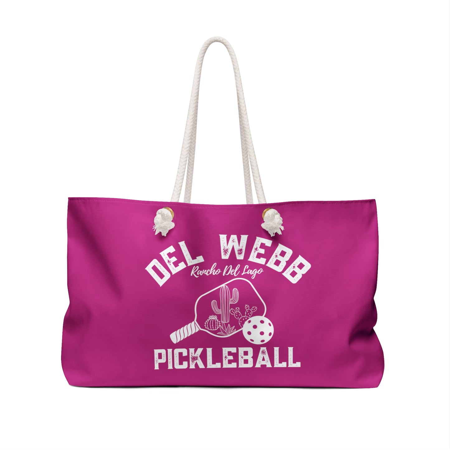 Del Webb Pickleball Weekender Court Bag - can customize w/ name