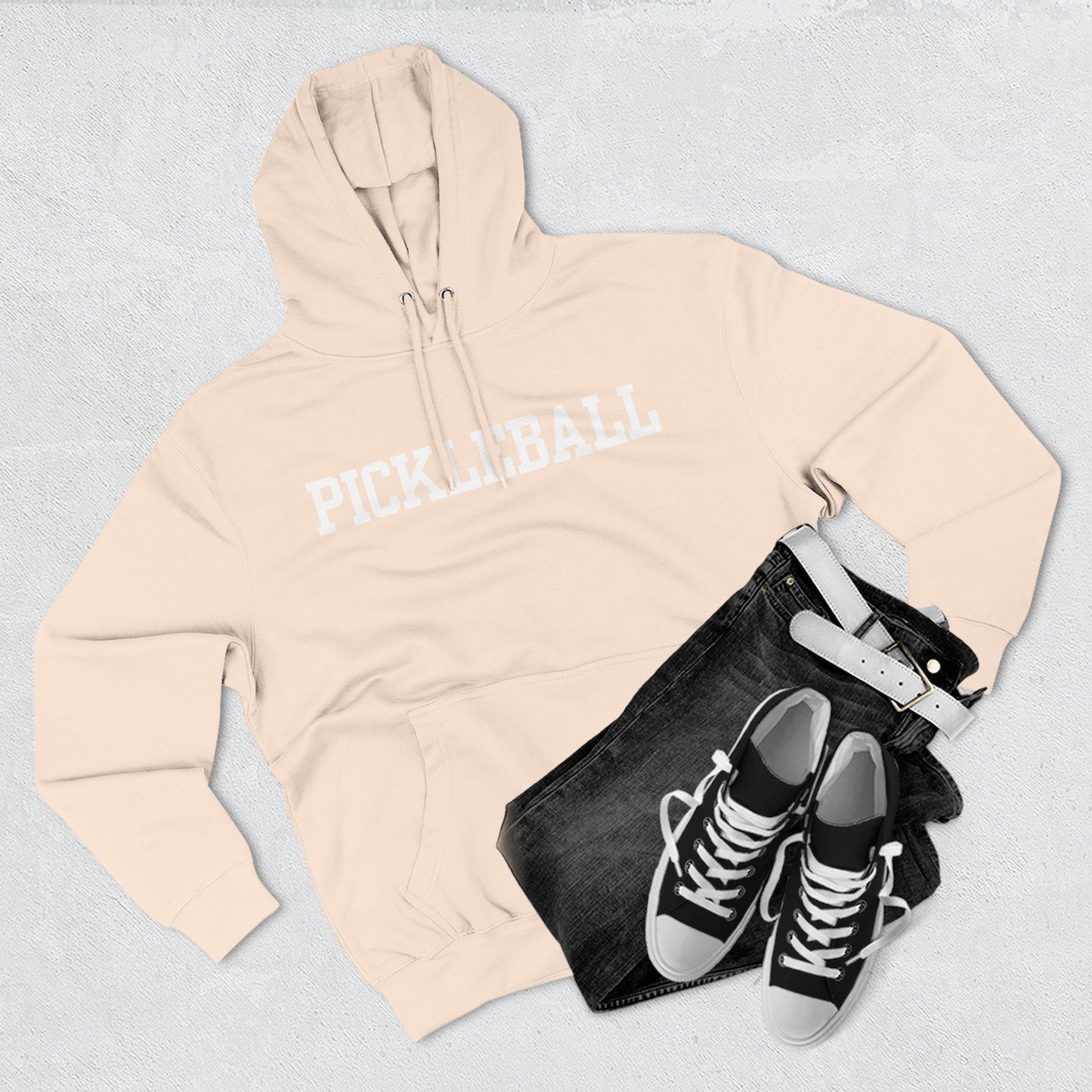 PICKLEBALL Unisex Coziest Lane 7 Hoodie 80% cotton, 20% poly - add name to back or any saying