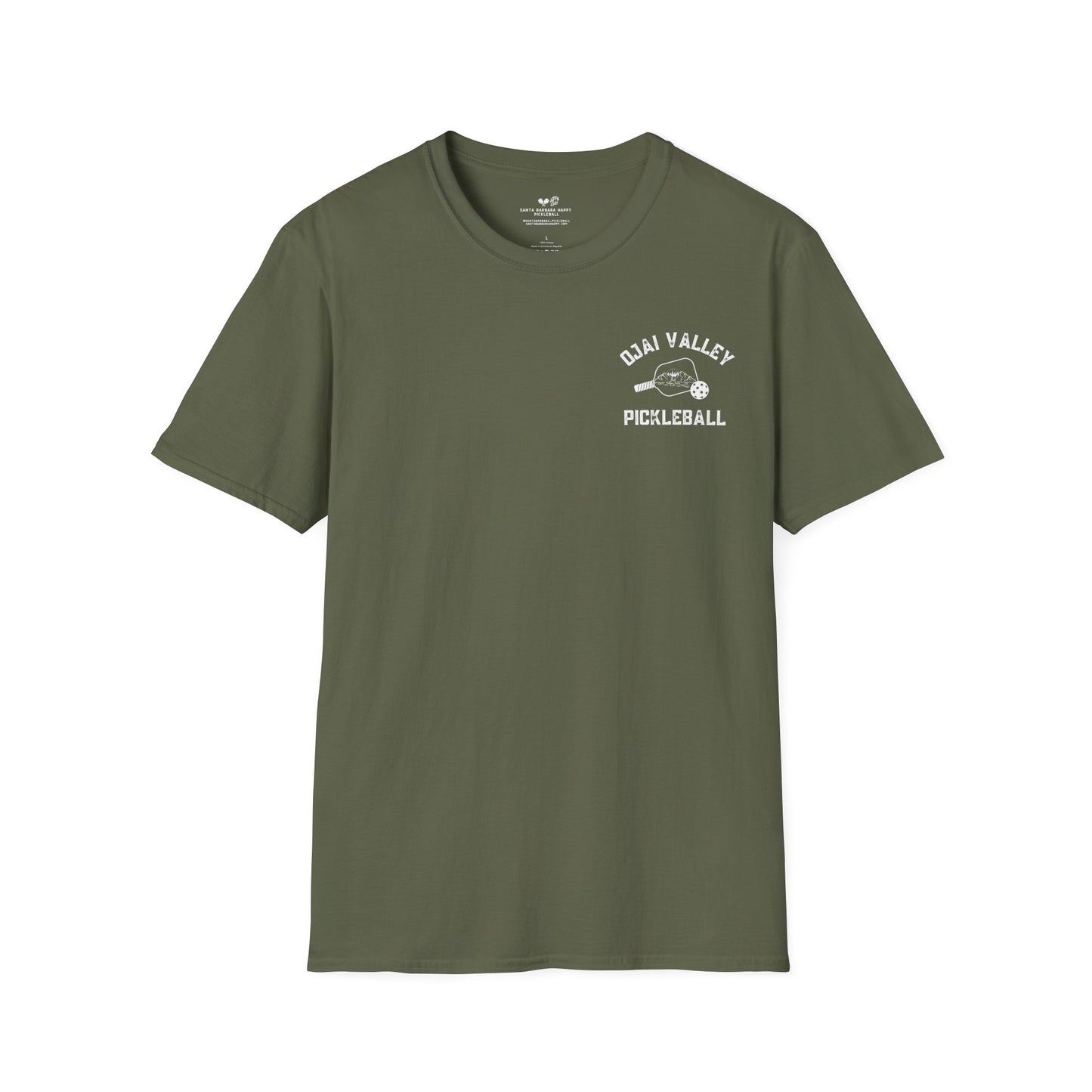 Ojai Valley Pickleball - Men’s Softstyle T-Shirt