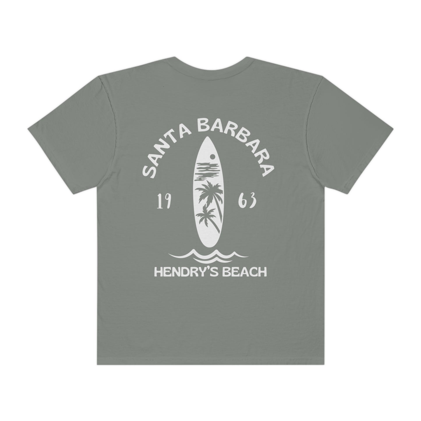 Santa Barbara Hendry’s Beach T-shirt - Comfort Colors- oversized fit