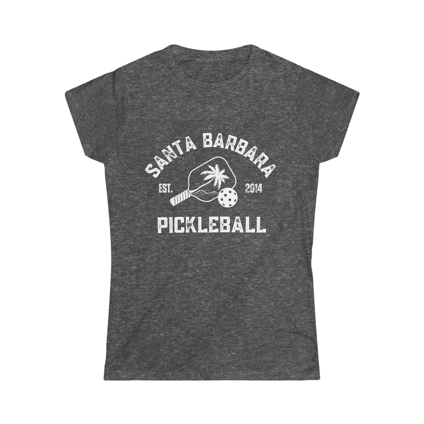 Santa Barbara Pickleball - Women's Softstyle Tee