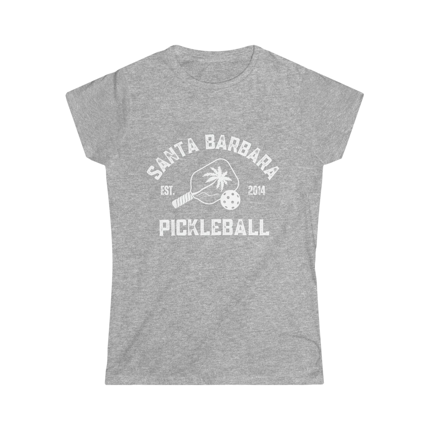 Santa Barbara Pickleball - Women's Softstyle Tee