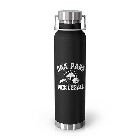 Oak Park Pickleball - Copper Vacuum Insulated Bottle, 22oz