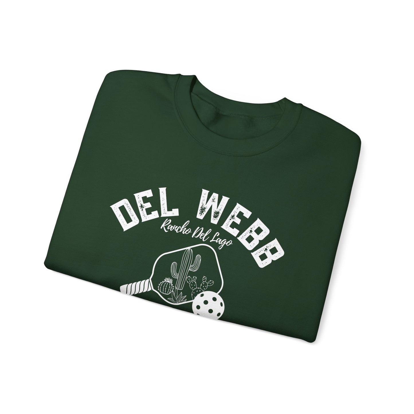Del Webb Pickleball Beachy Style - Dink in the Desert - Unisex Crew -Can add name to sleeve with paddles