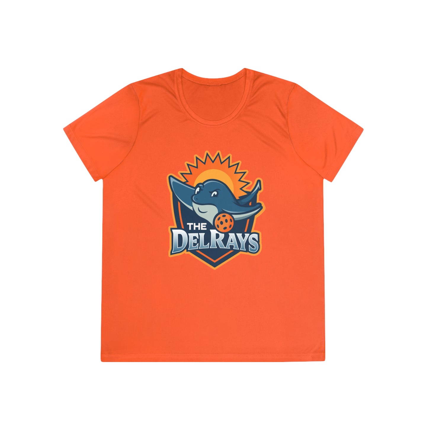 The Del Rays Ladies SPF 40 Sprt Tek Competitor Tee - Add name