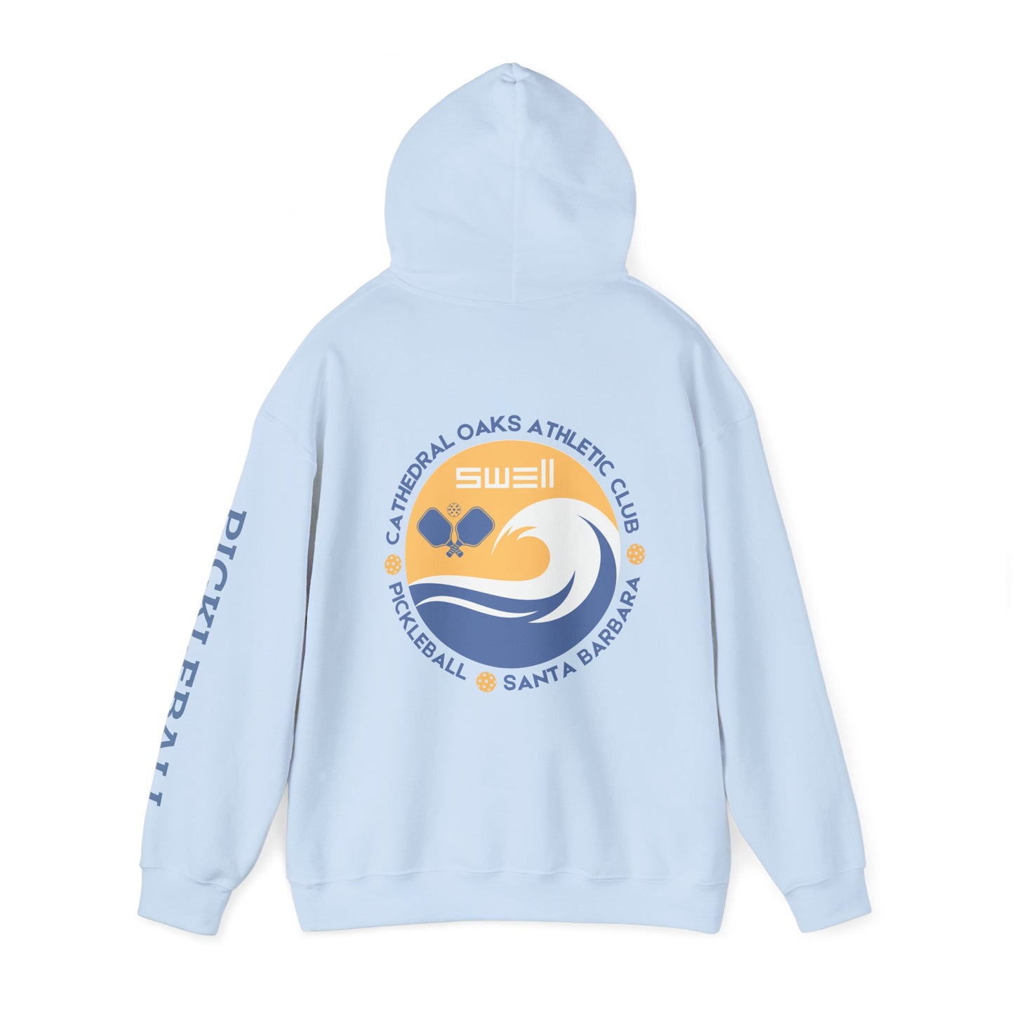 Cathedral Oaks - SWELL - Unisex Hoodie - can add name to fron, back r sleeve