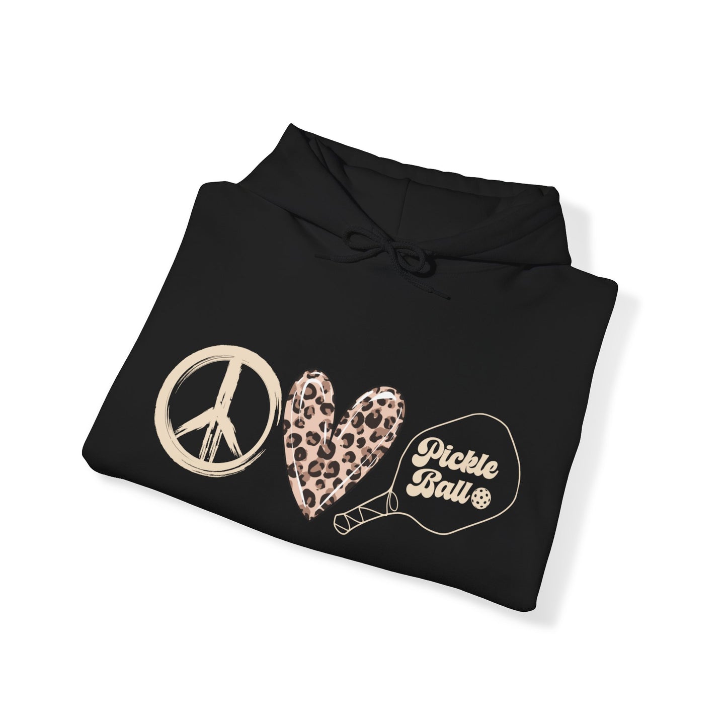 Peace Love Pickleball -Unisex Heavy Bled Hoodie