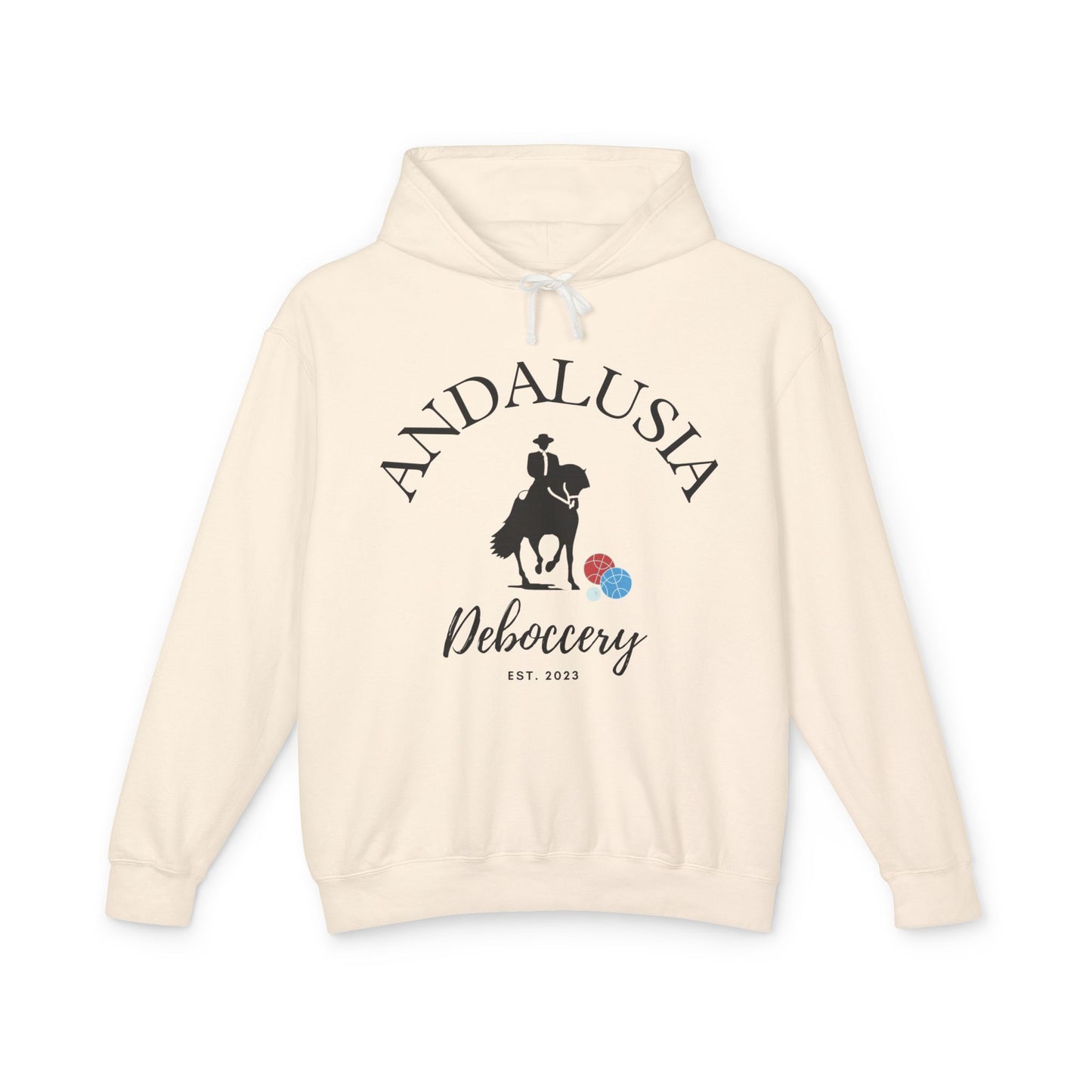 Andalusia Deboccery Lightweight 100% Cotton -Comfort Colors Garment Dyed Unisex Hoodie
