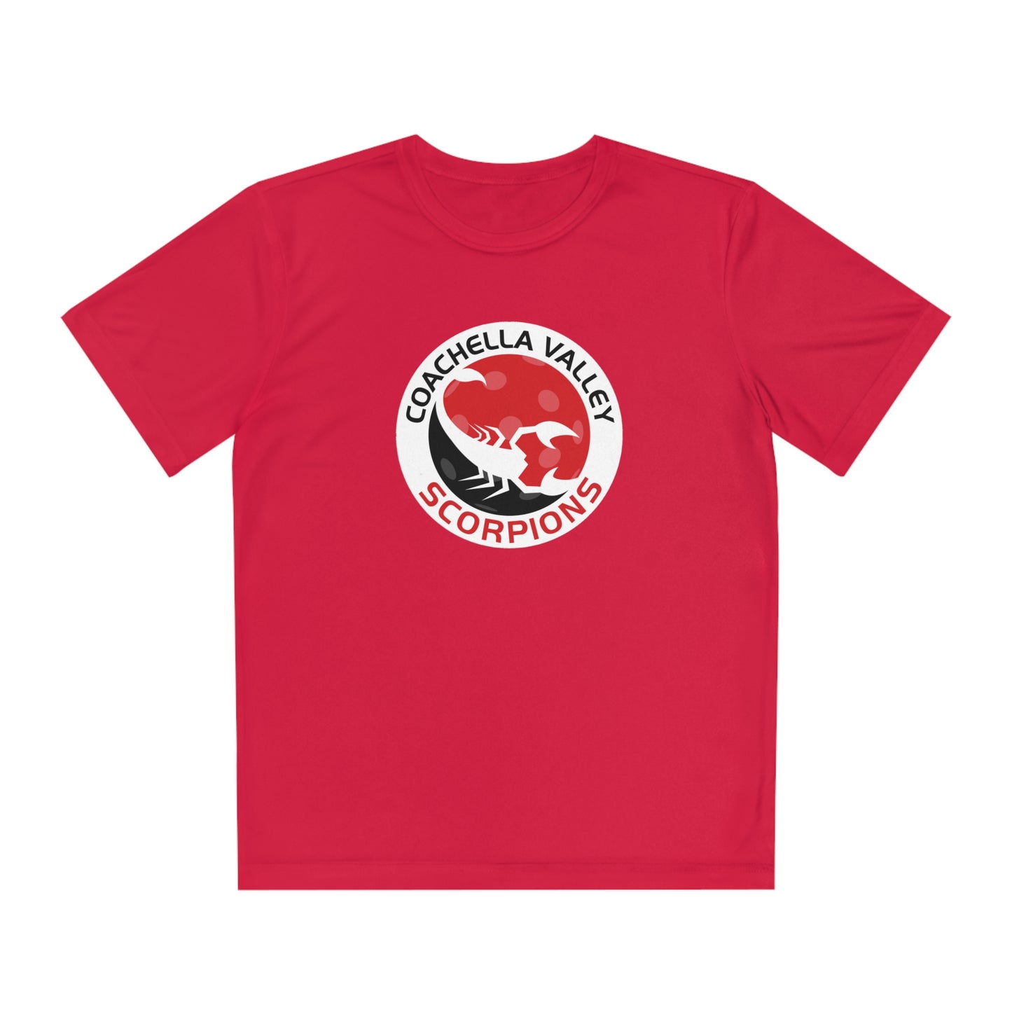 Coachella Valley Scorpions - Youth Competitor Tee, Moisture Wicking -customize back