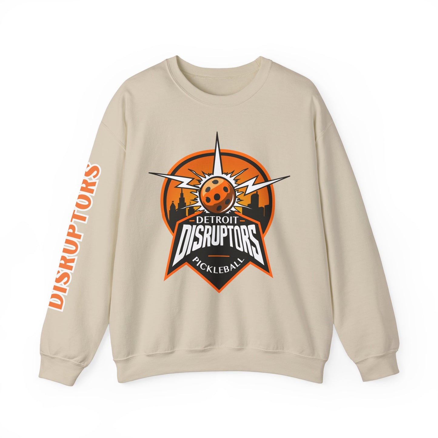 Detroit Disruptors Unisex Crew -Customize Sleeve or Back w/ Name- (add in instructions)