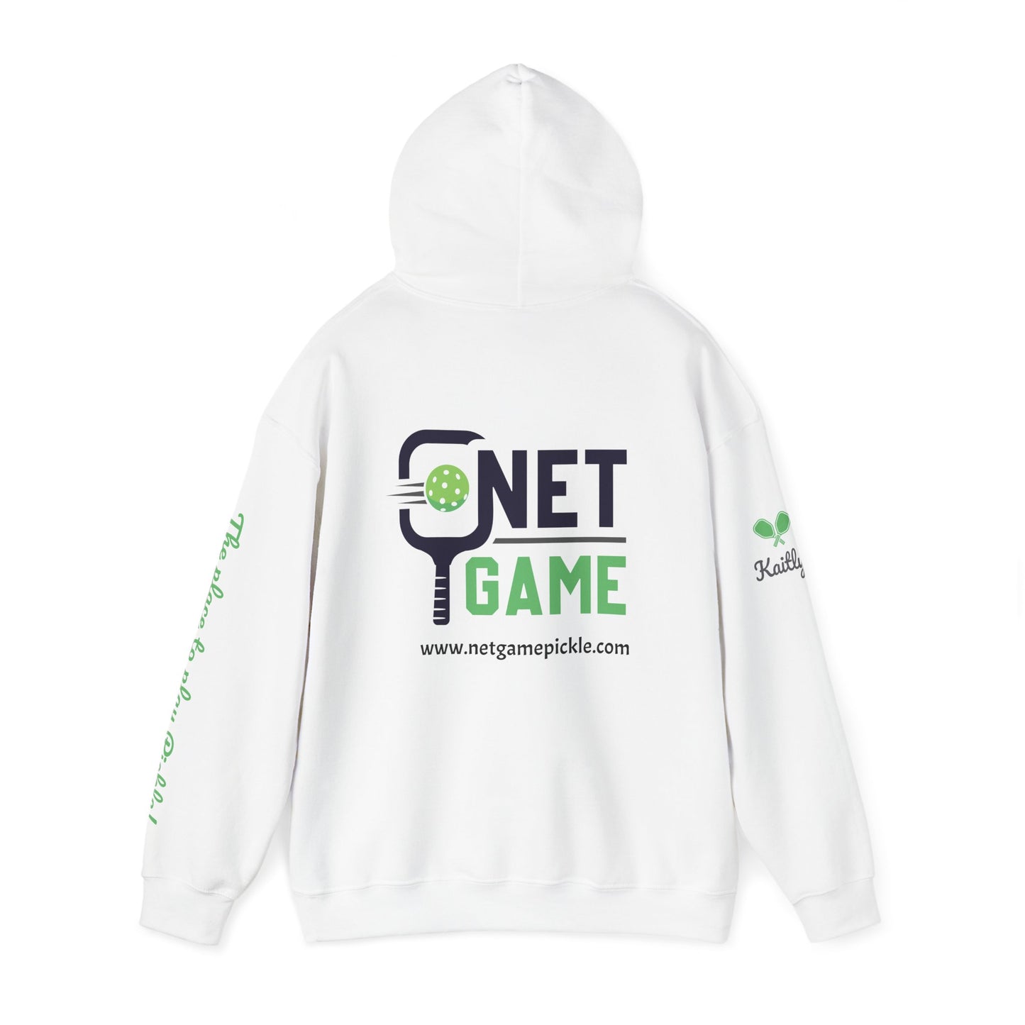 Kaitlyn Net Game Pickle Dorothy 2 - White Plush Hoodie