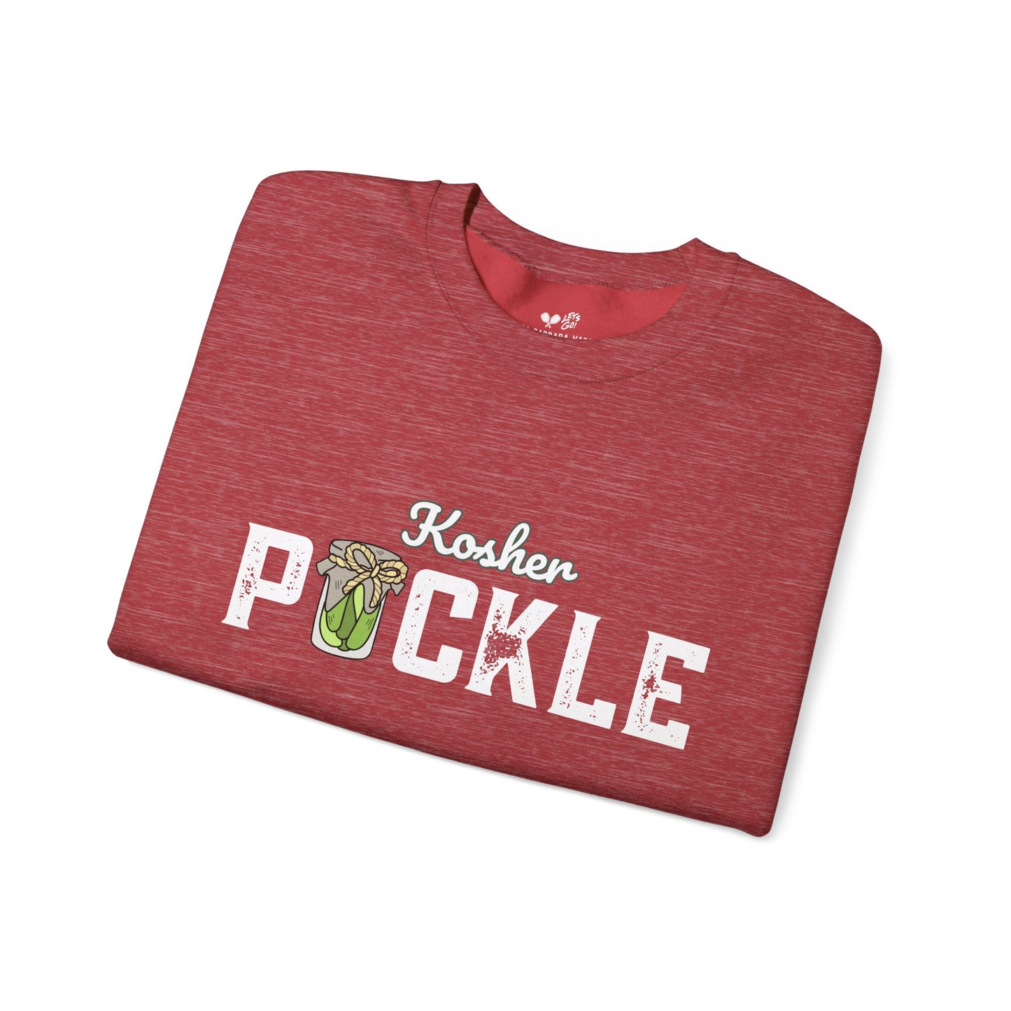 PICKLE Kosher Crew 50/50 Plush/Unisex - can customize sleeve w/ name