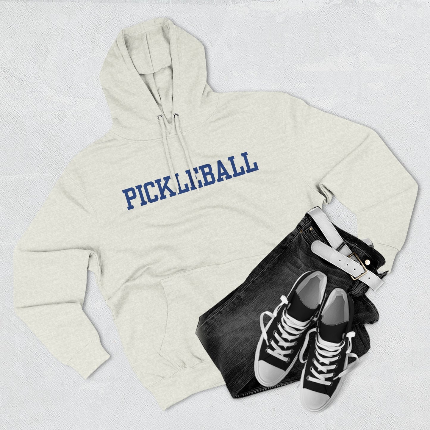 PICKLEBALL Unisex Coziest Lane 7 Hoodie 80% cotton, 20% poly - add name to back or any saying