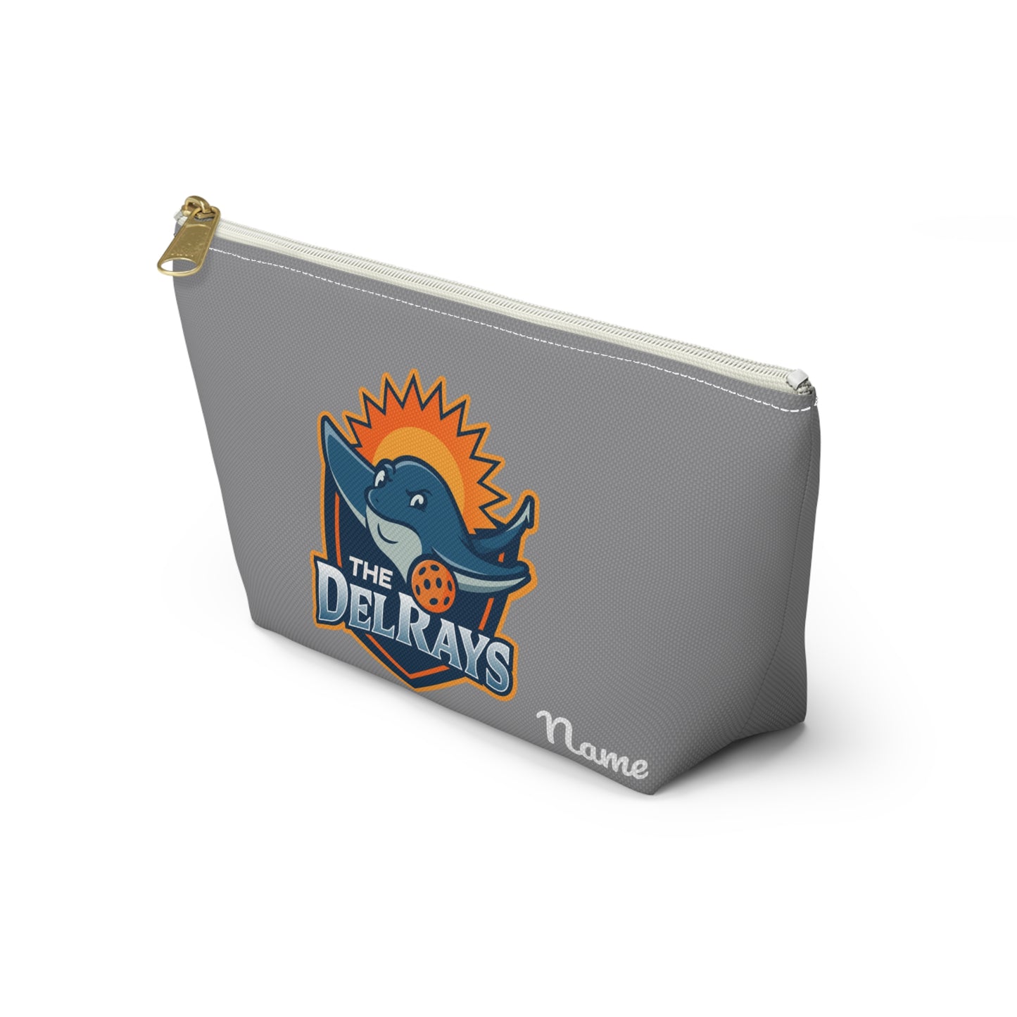 The Del Rays/US Legends Pickleball 2 sided logos -Personalized Accessory Pouch w T-bottom