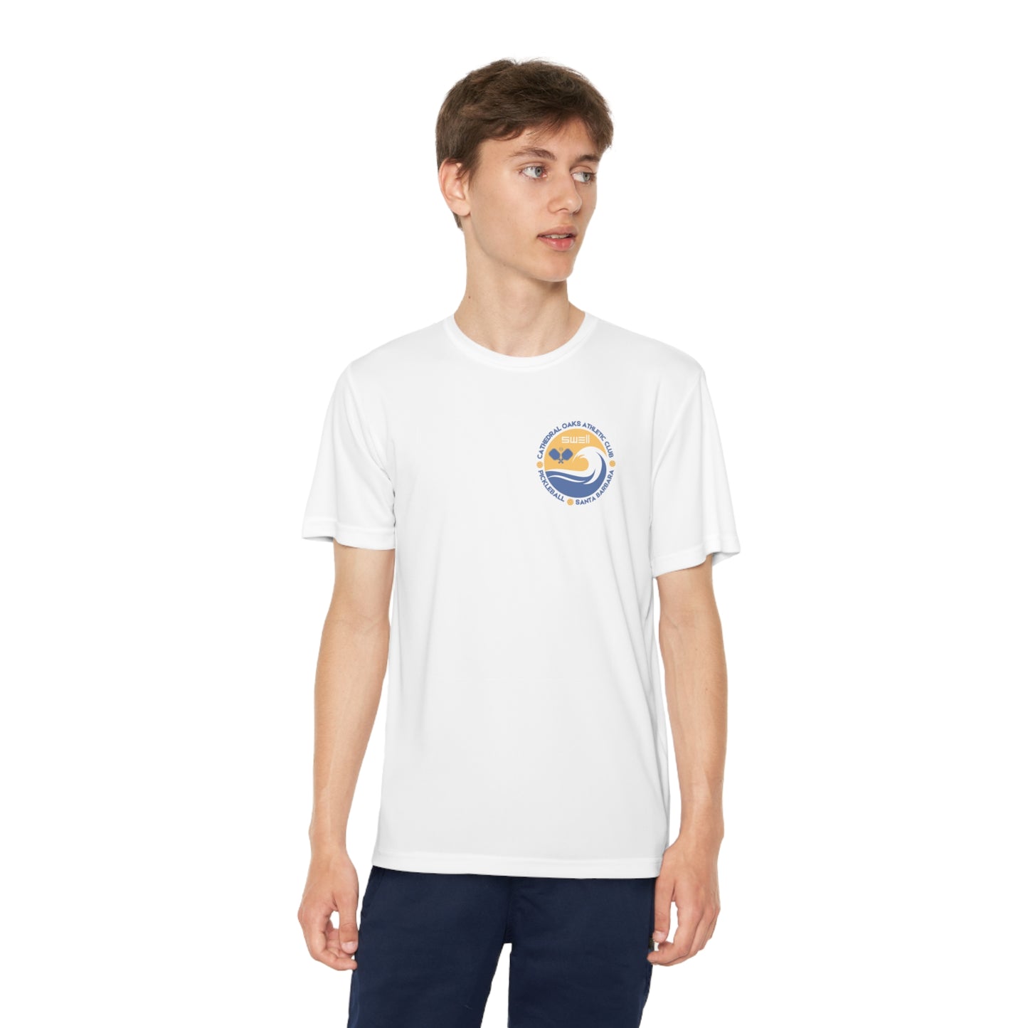 Cathedral Oaks - SWELL - Pickleball -Youth Competitor Tee - can add name