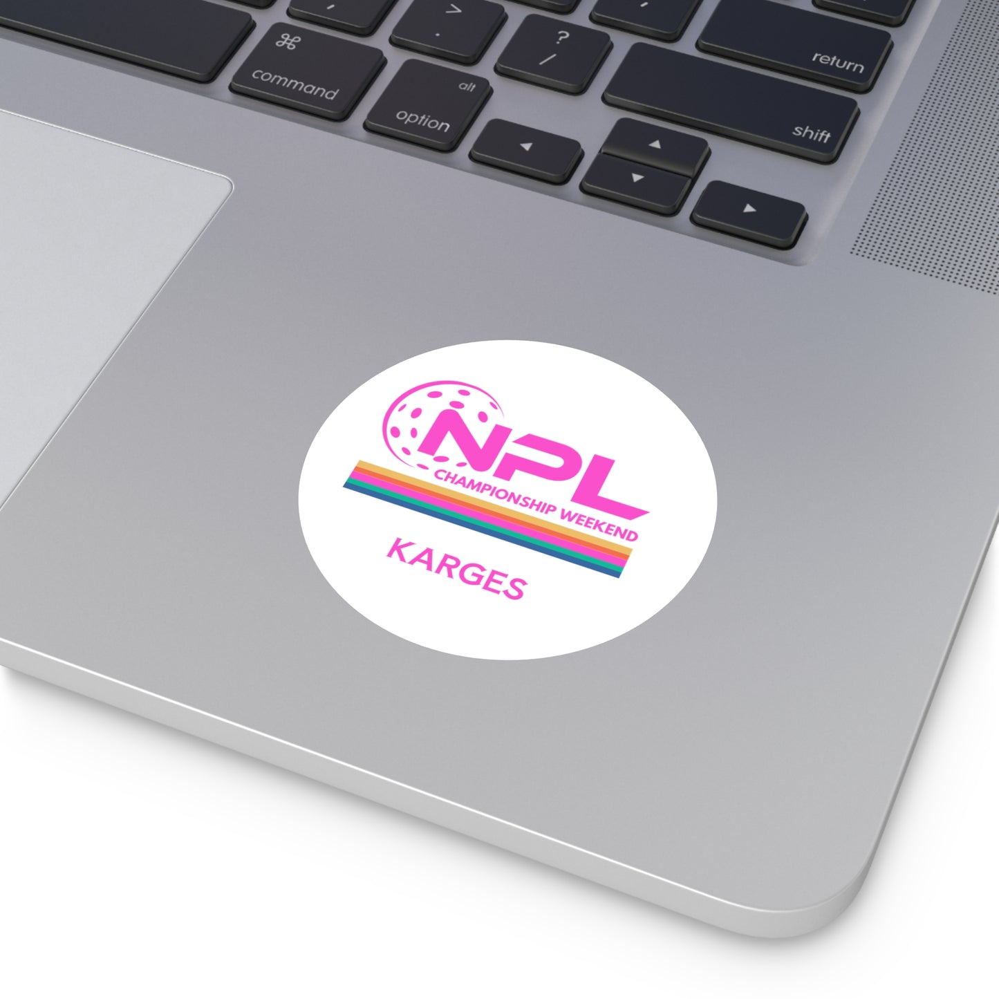 NPL Round Stickers, Indoor\Outdoor - Can Customize Name FREE