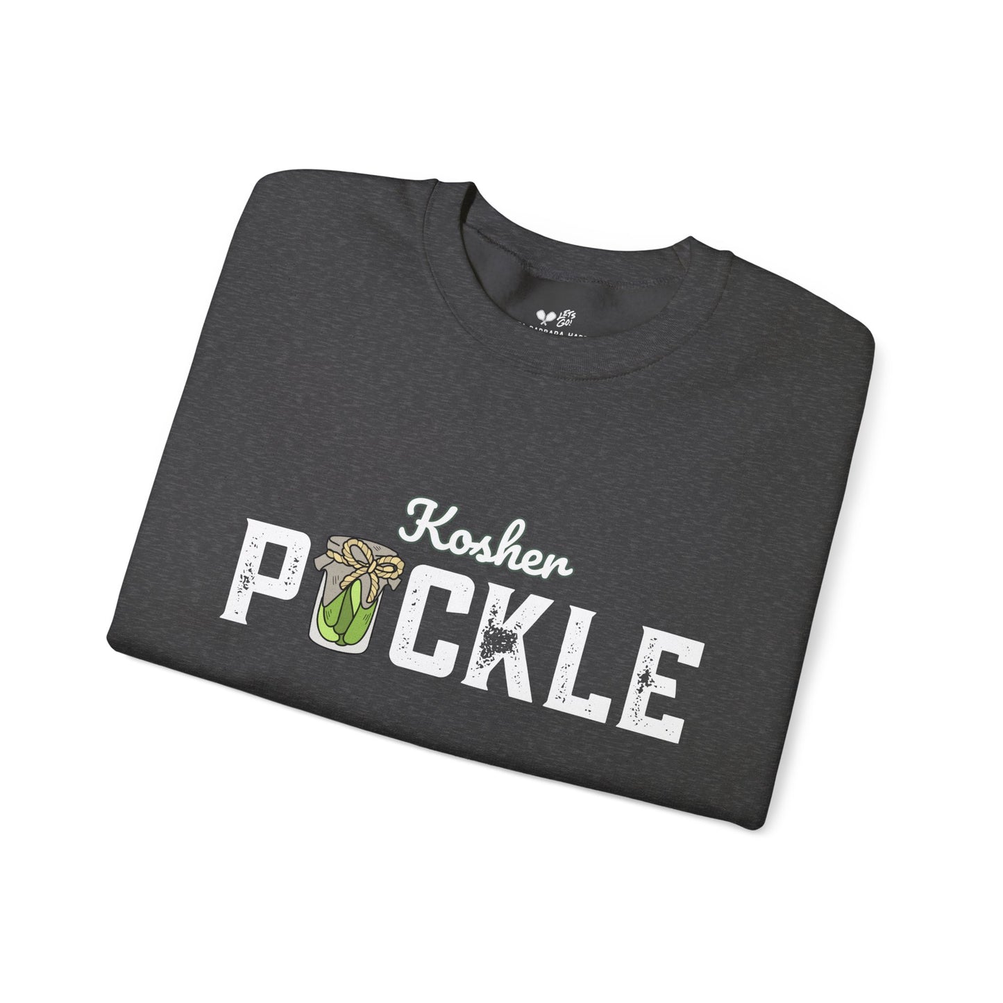 PICKLE Kosher Crew 50/50 Plush/Unisex - can customize sleeve w/ name