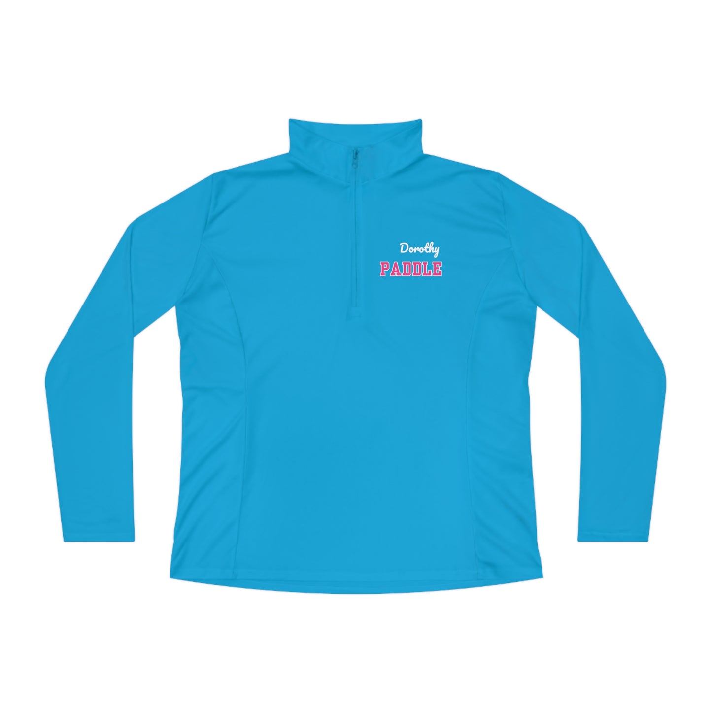 PADDLE Ladies Quarter-Zip Pullover customized. Add name in notes